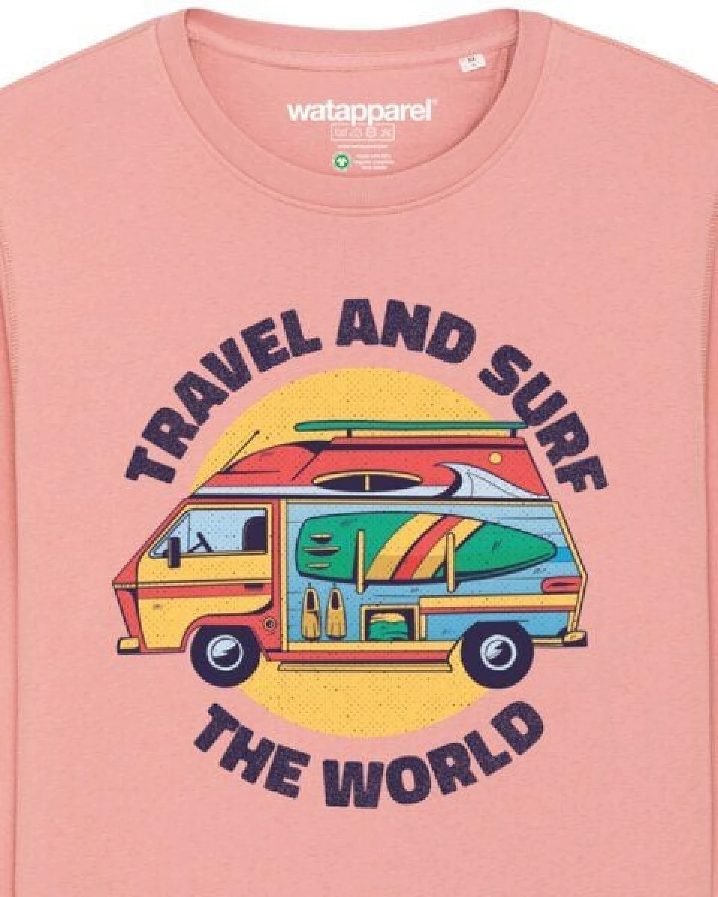 watapparel Sweatshirt Unisex Travel and surf – Ansicht 3
