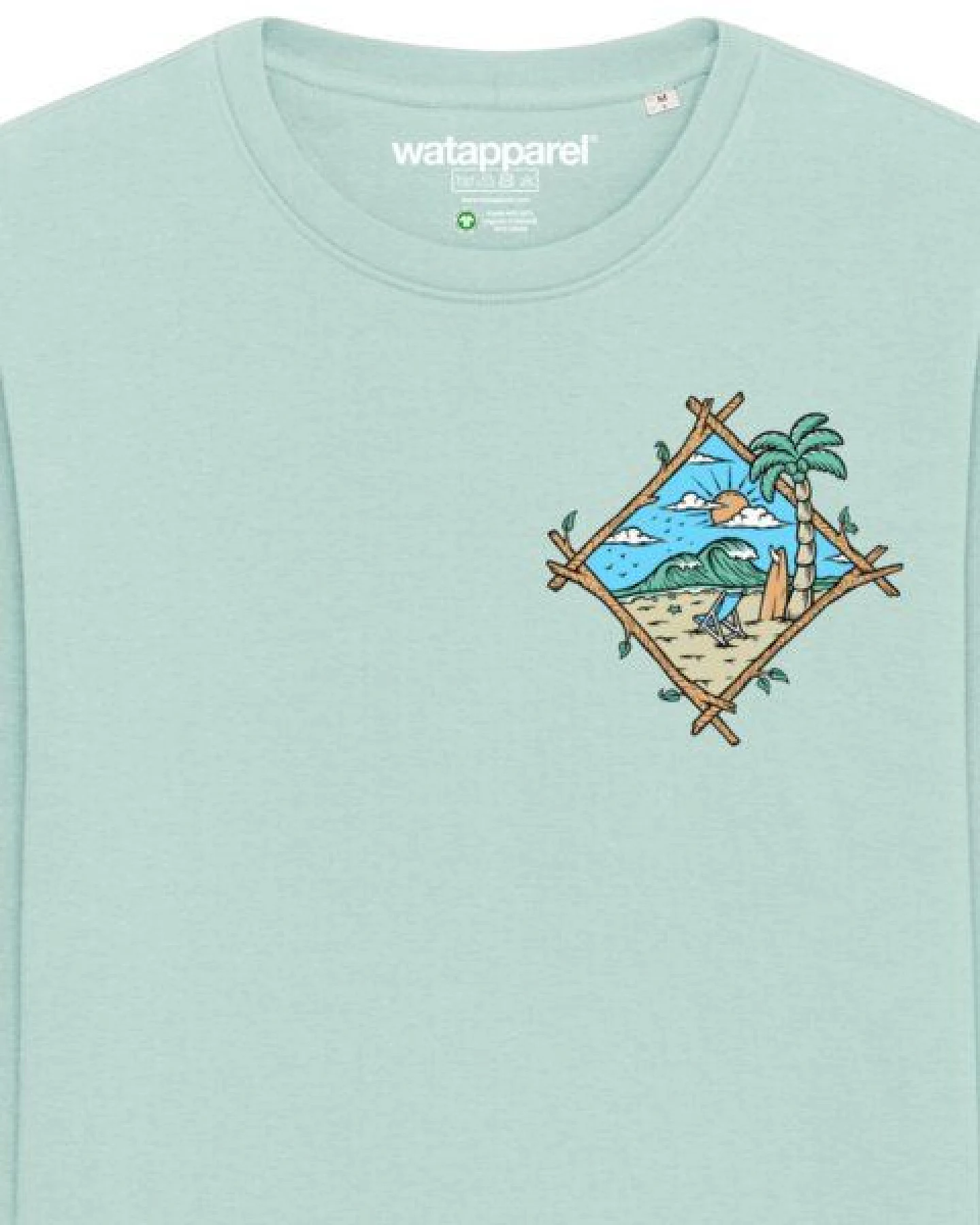 watapparel Sweatshirt Unisex Beach is calling – Ansicht 3