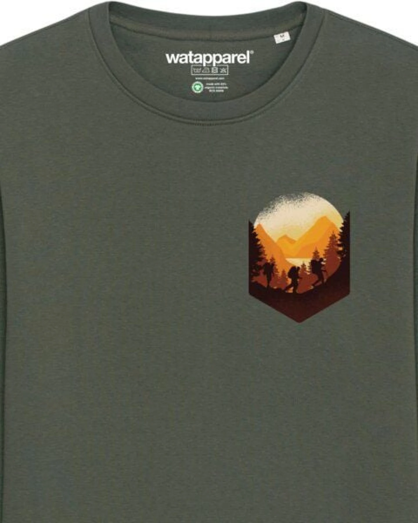 watapparel Sweatshirt Unisex Hiking in the mountains – Ansicht 3