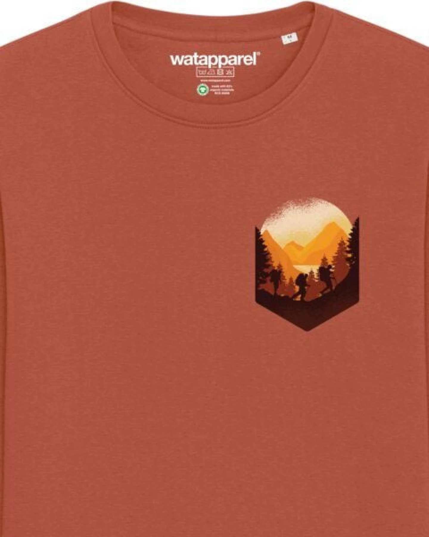watapparel Sweatshirt Unisex Hiking in the mountains – Ansicht 3
