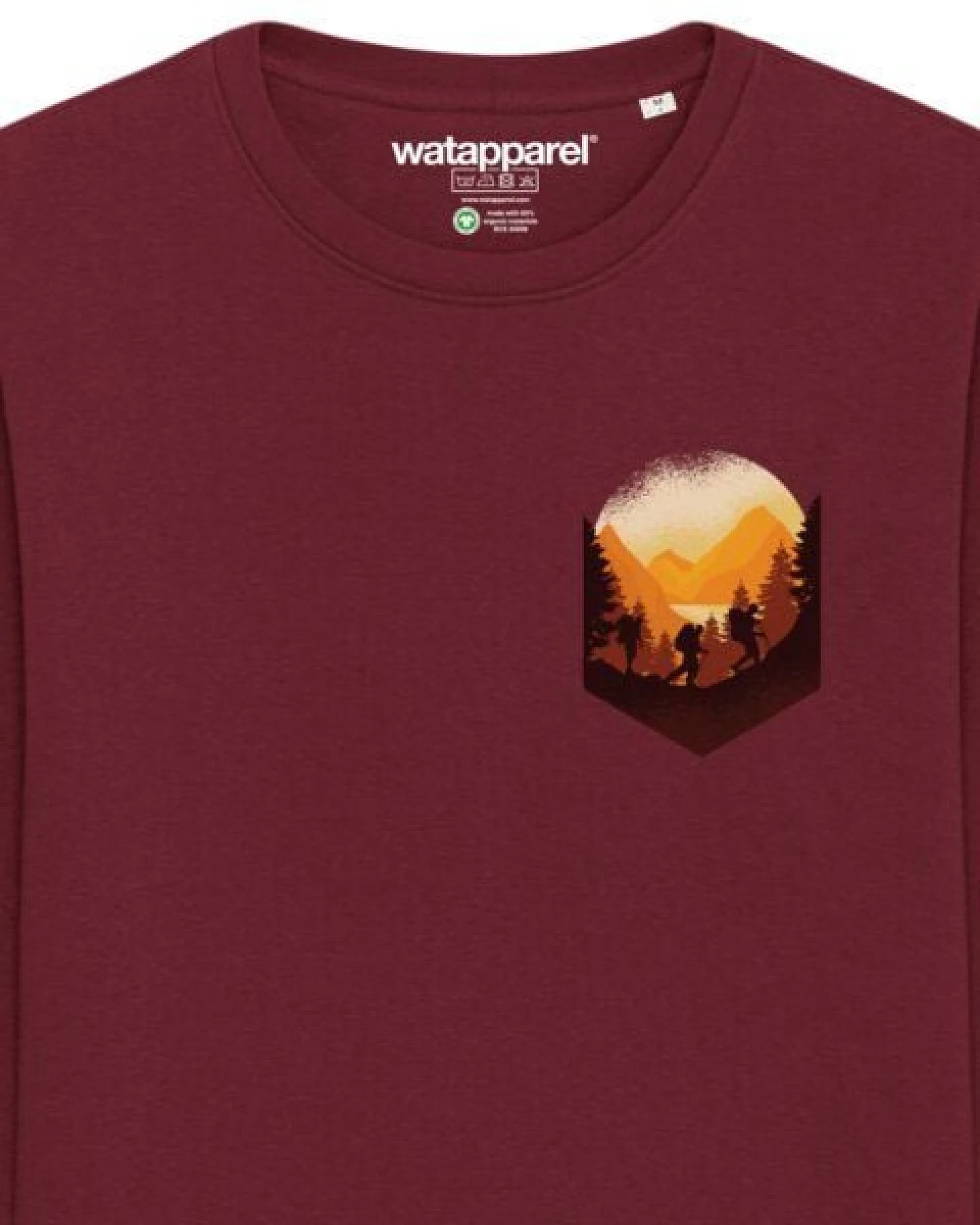 watapparel Sweatshirt Unisex Hiking in the mountains – Ansicht 3