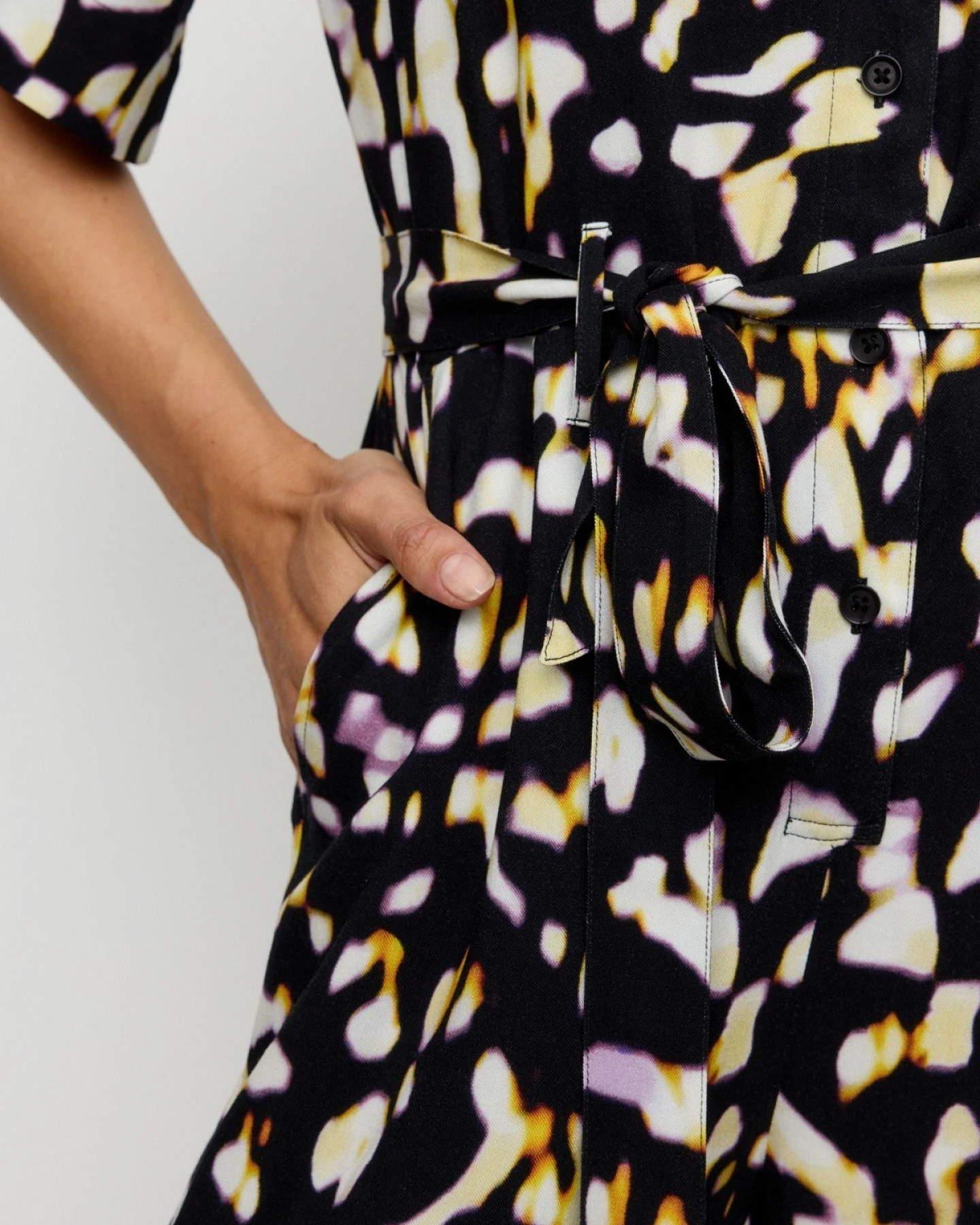 Jumpsuit Cassia Blurry Schwarz – Ansicht 4