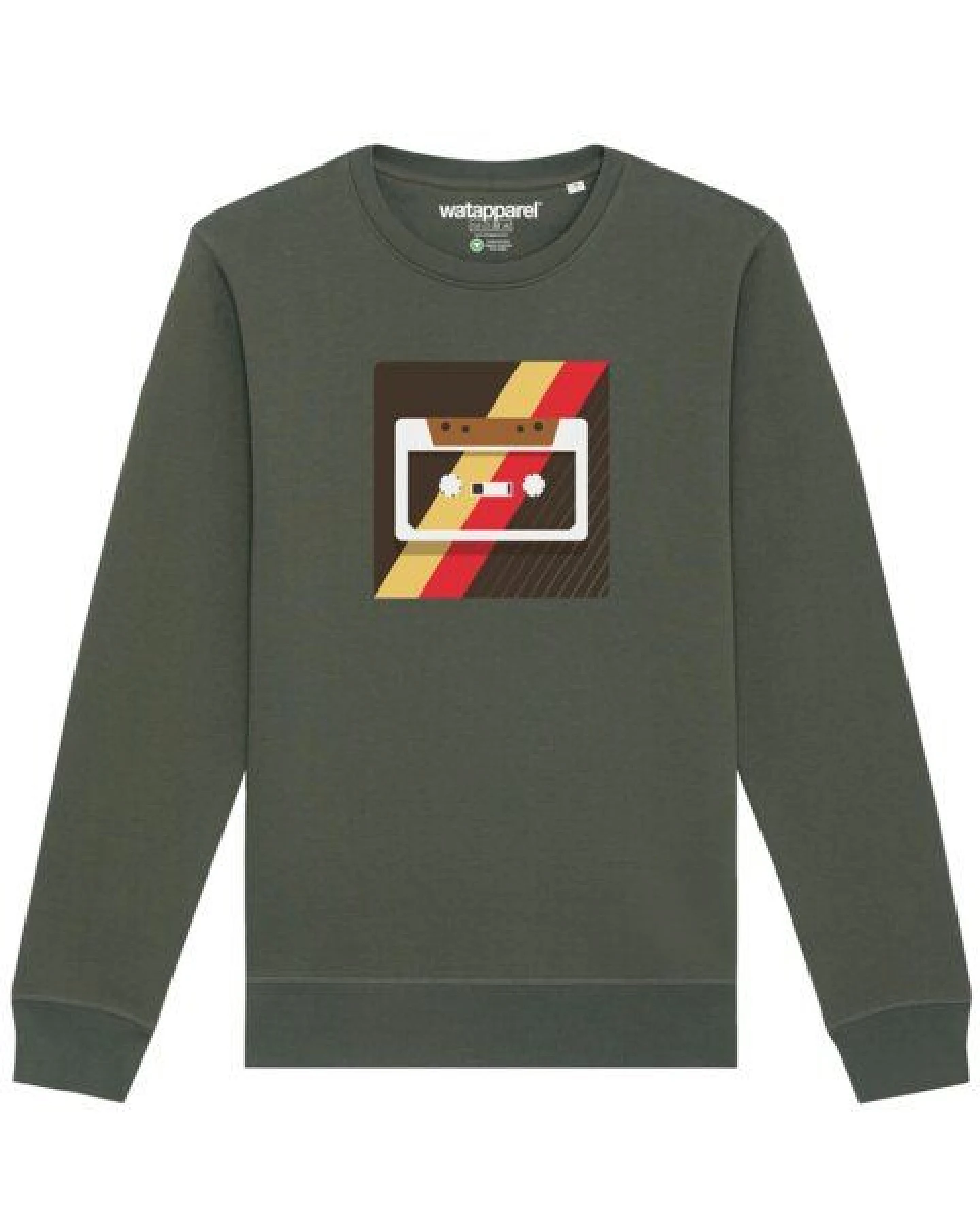 watapparel Sweatshirt Unisex Kassette – Ansicht 2