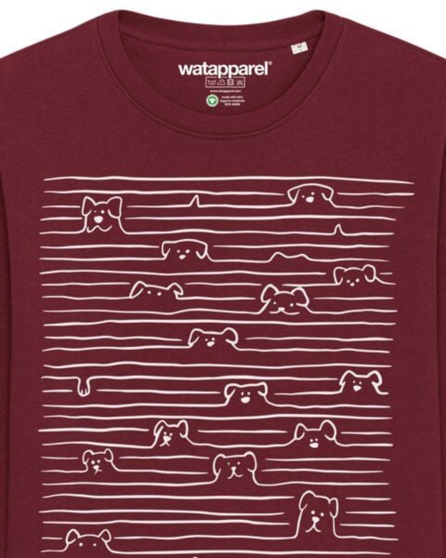 watapparel Sweatshirt Unisex Doodle Dogs – Ansicht 3