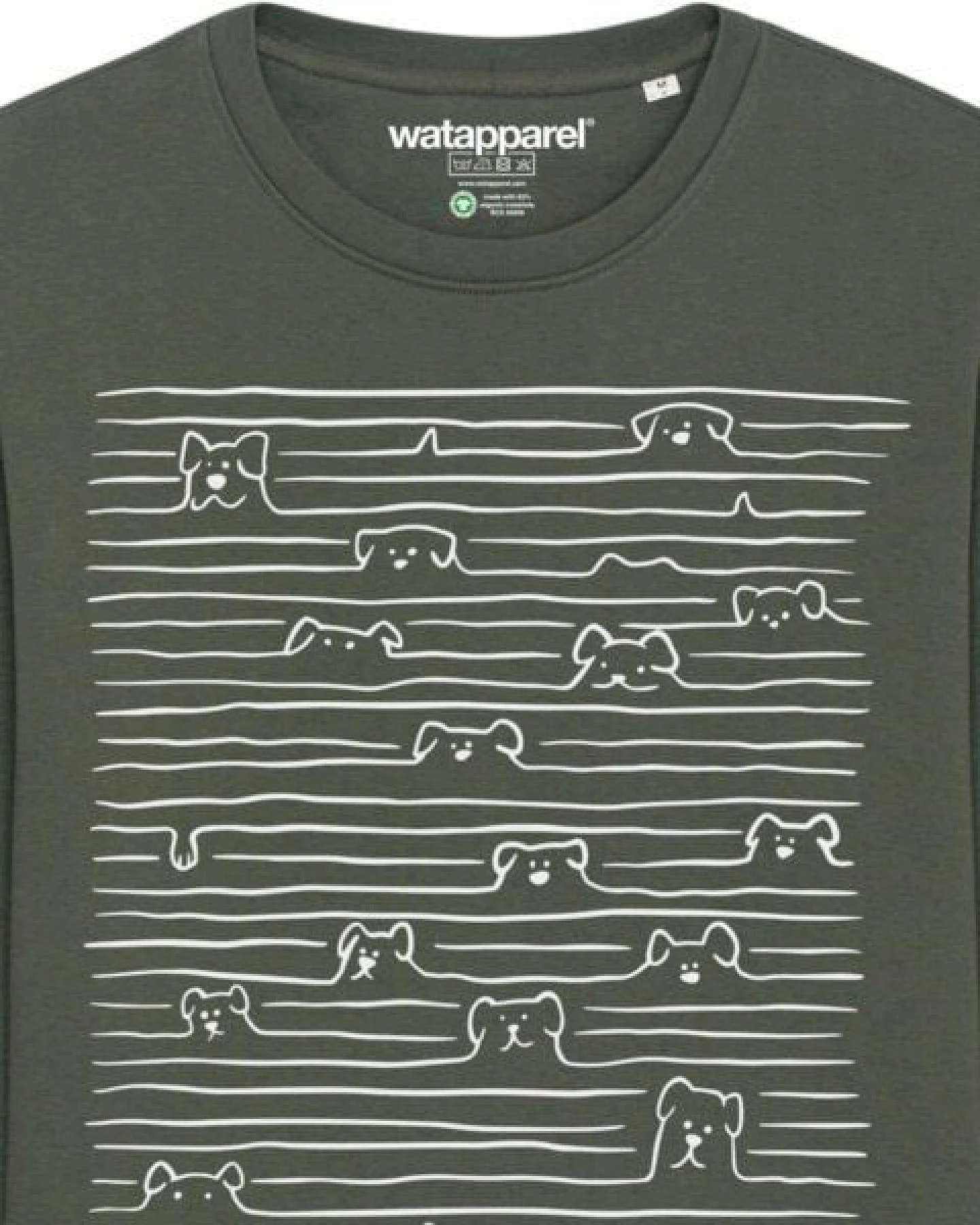 watapparel Sweatshirt Unisex Doodle Dogs – Ansicht 3