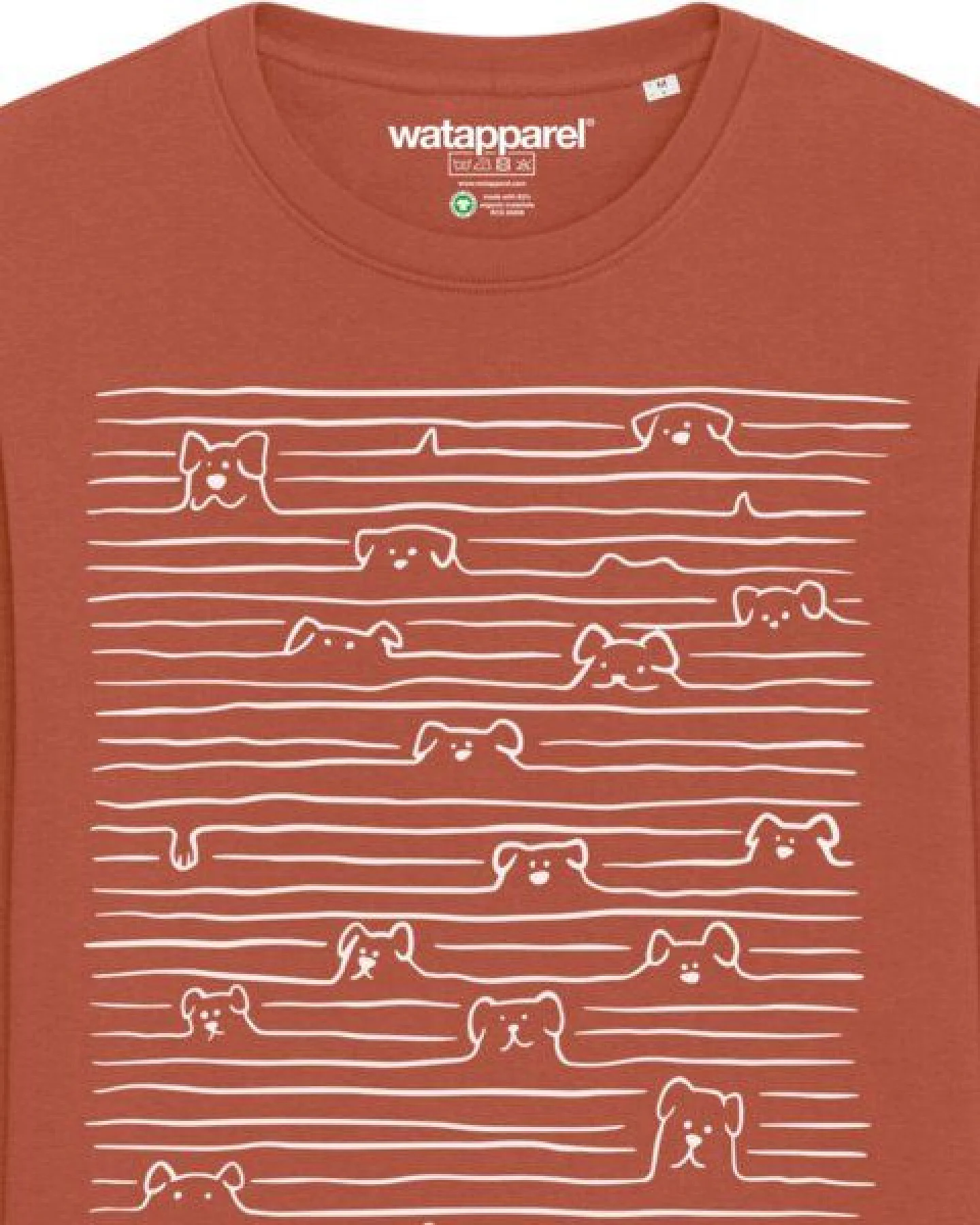 watapparel Sweatshirt Unisex Doodle Dogs – Ansicht 3