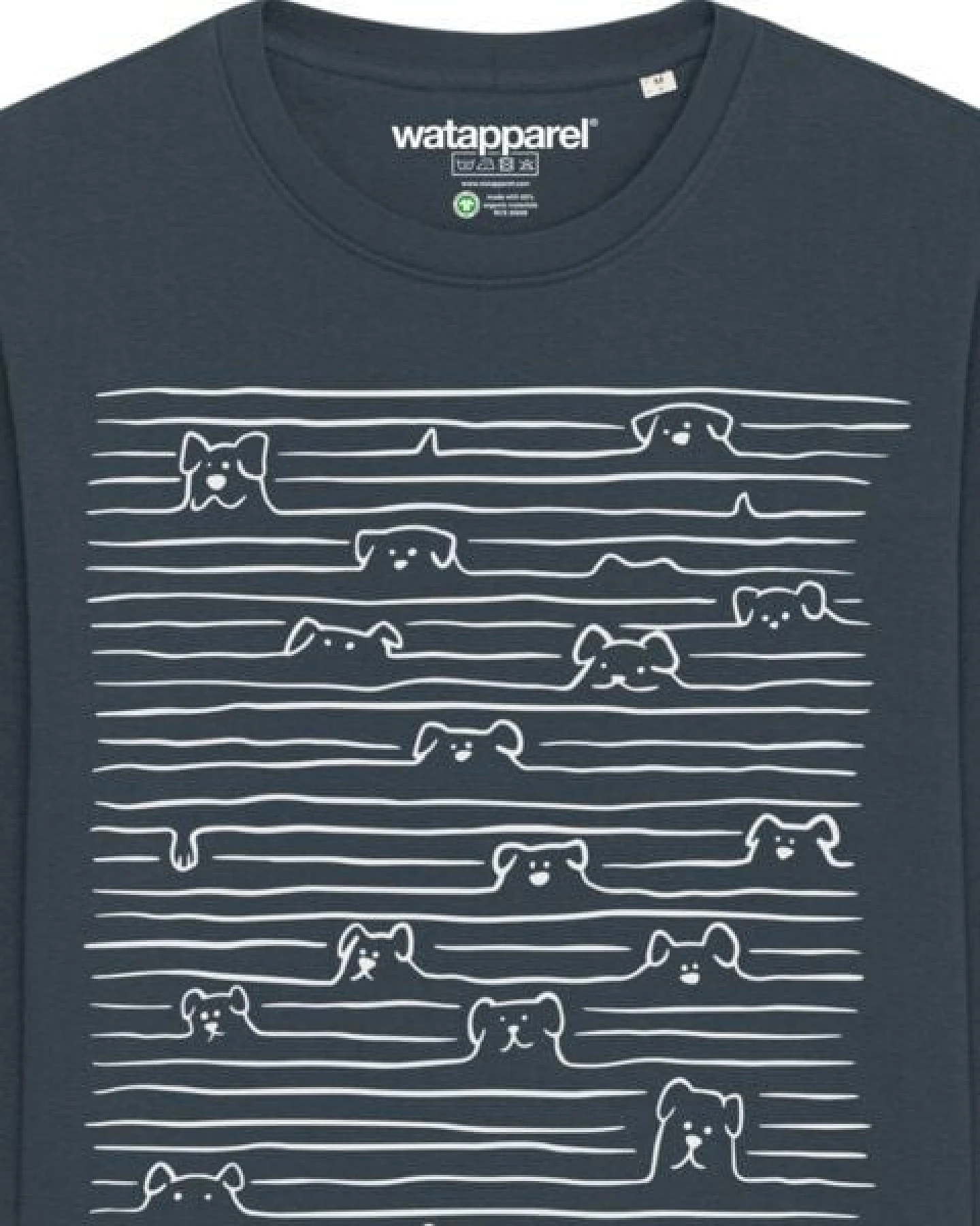 watapparel Sweatshirt Unisex Doodle Dogs – Ansicht 3