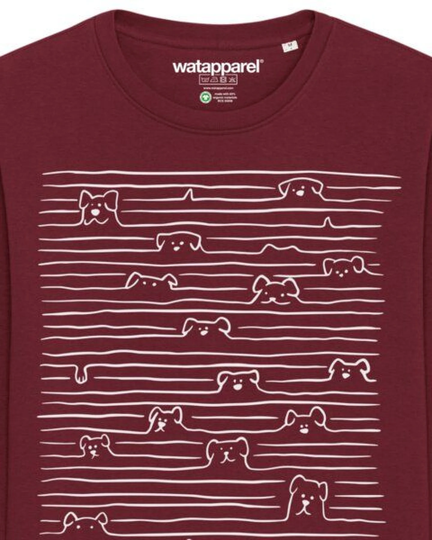 watapparel Sweatshirt Unisex Doodle Dogs – Ansicht 3
