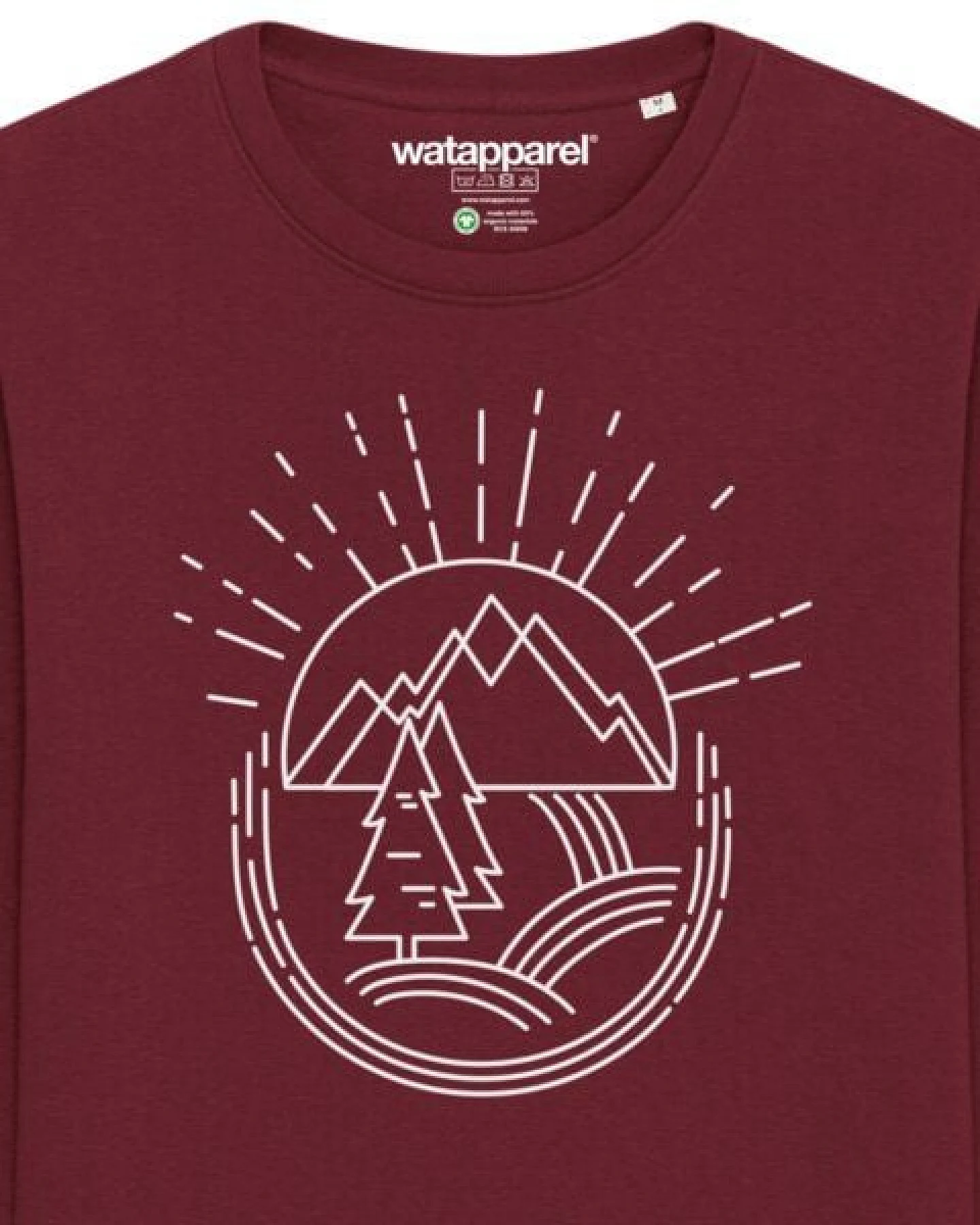 watapparel Sweatshirt Unisex Natur ist schön – Ansicht 3