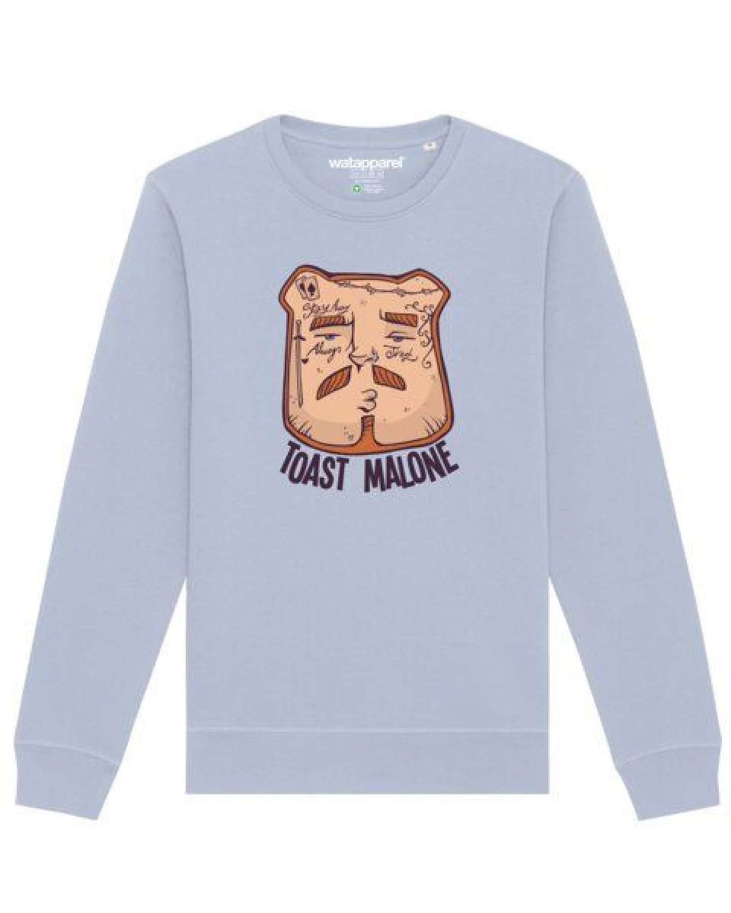 watapparel Sweatshirt Unisex Toast Malone – Ansicht 2