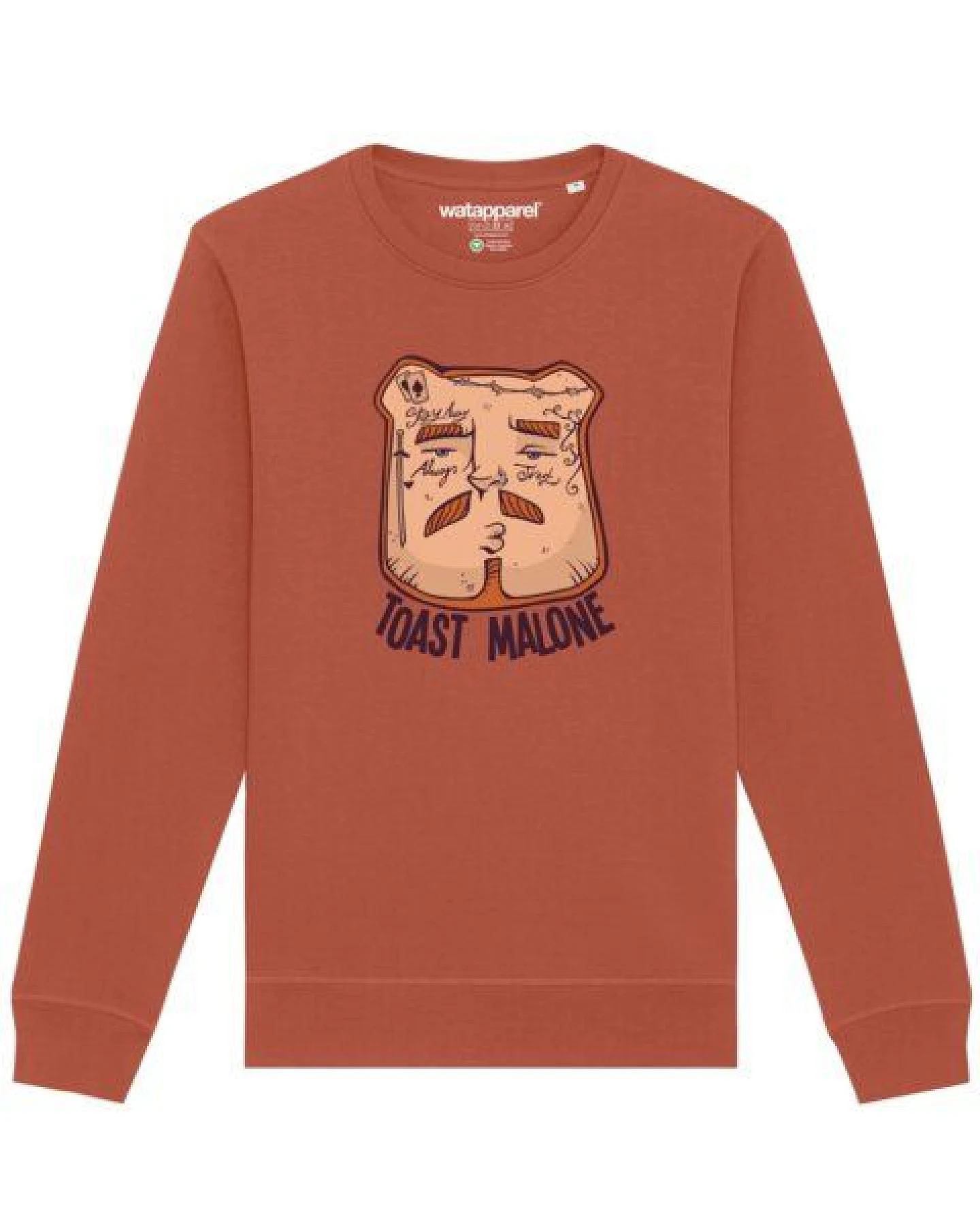 watapparel Sweatshirt Unisex Toast Malone – Ansicht 2