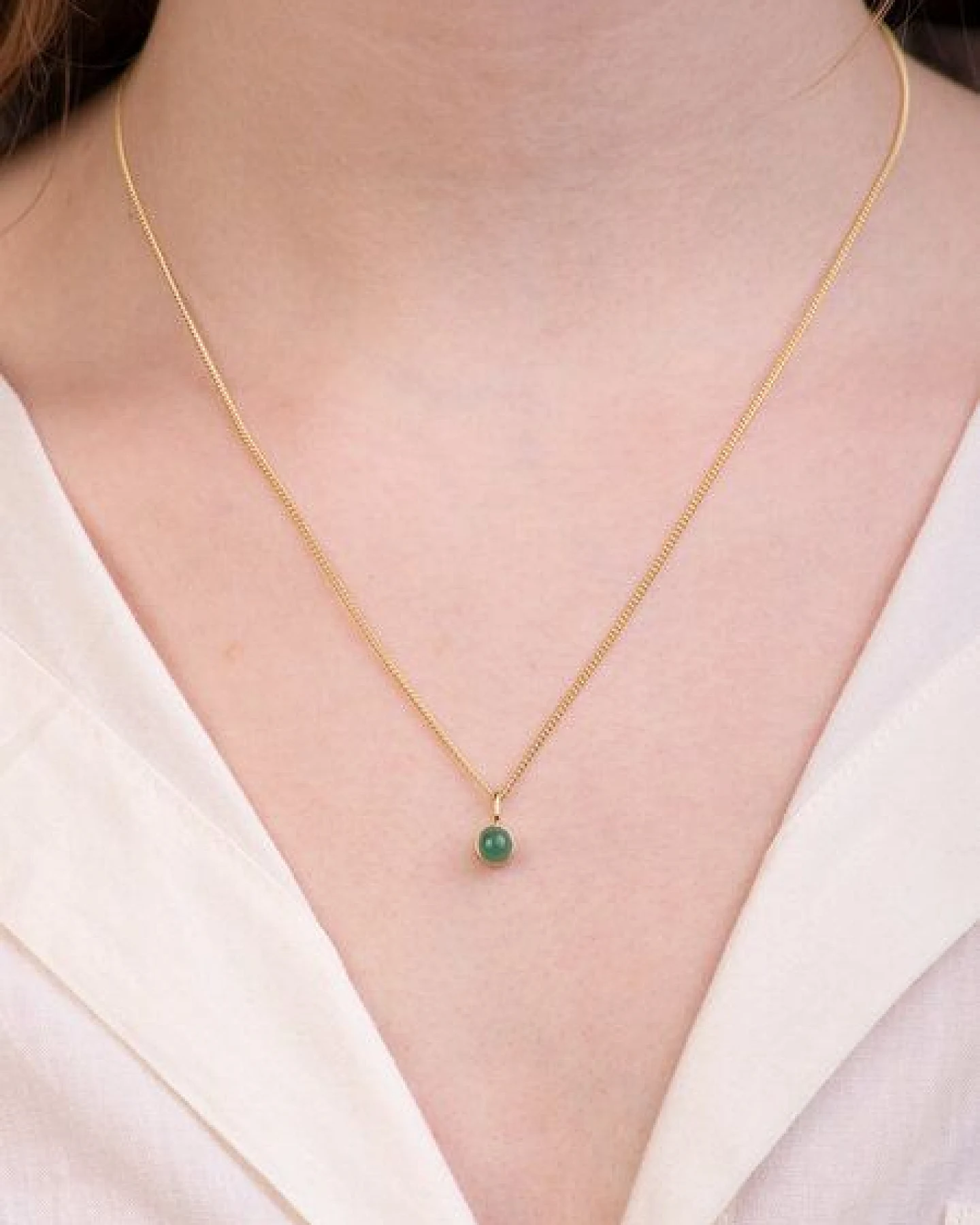 makou Jewelry Kette Makou Individuell - Jade – Ansicht 2