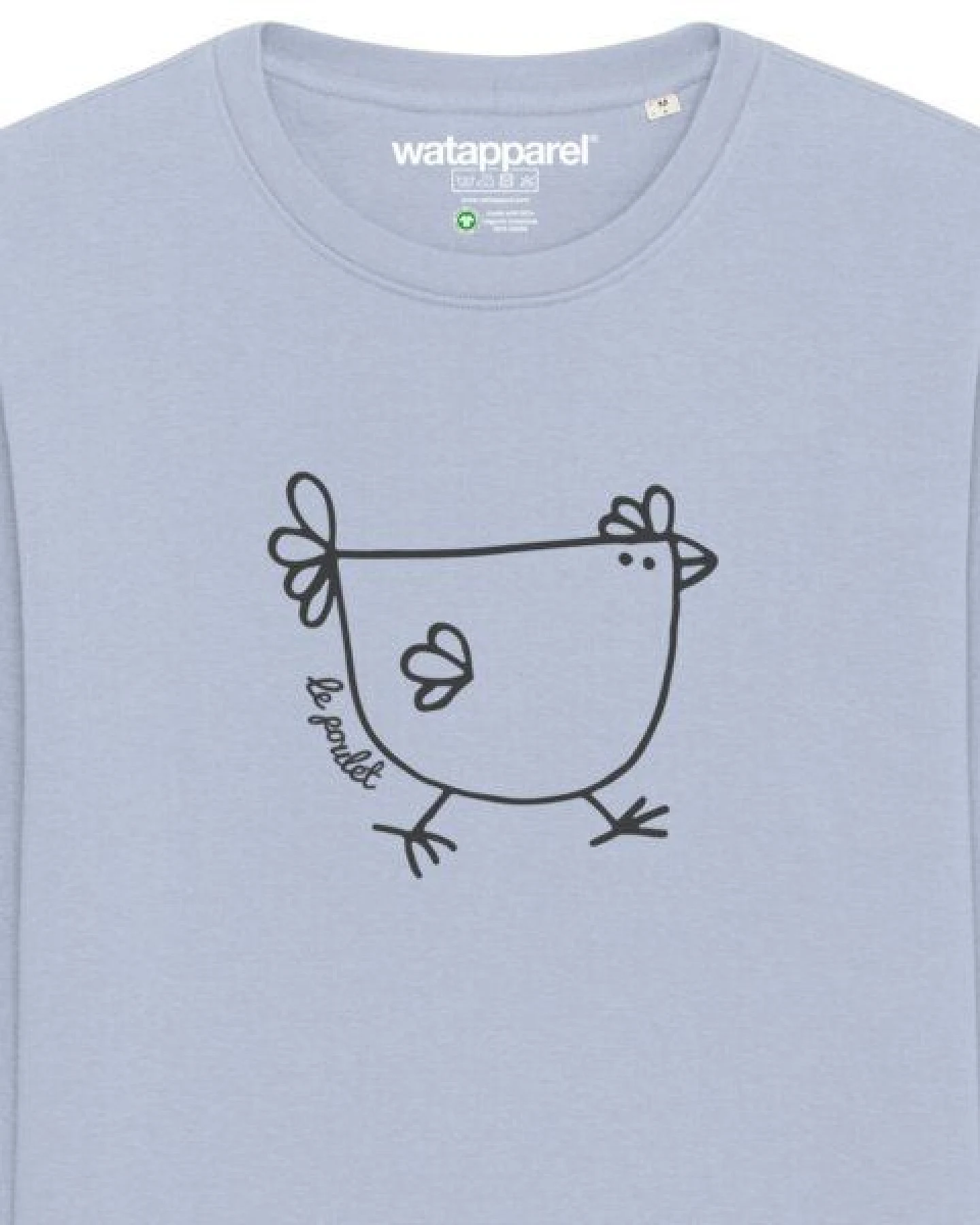 watapparel Sweatshirt Unisex Le poulet - das Huhn – Ansicht 3