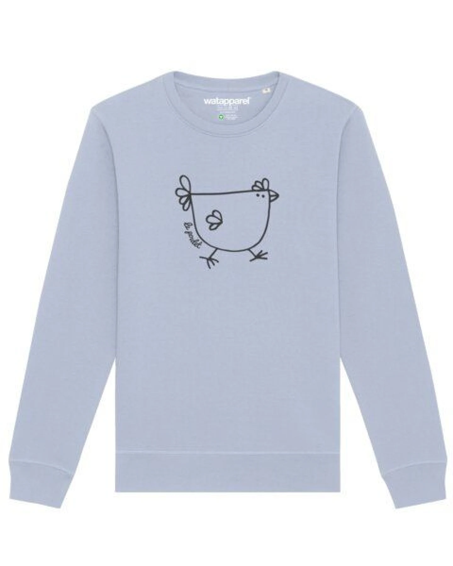 watapparel Sweatshirt Unisex Le poulet - das Huhn – Ansicht 2