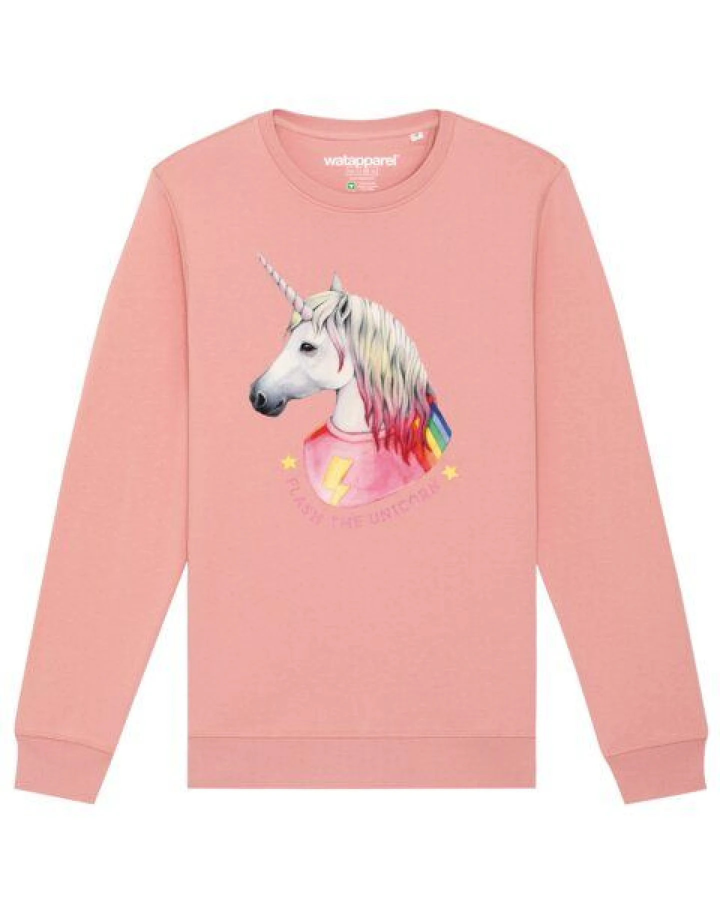 watapparel Sweatshirt Unisex Flash, the unicorn – Ansicht 2