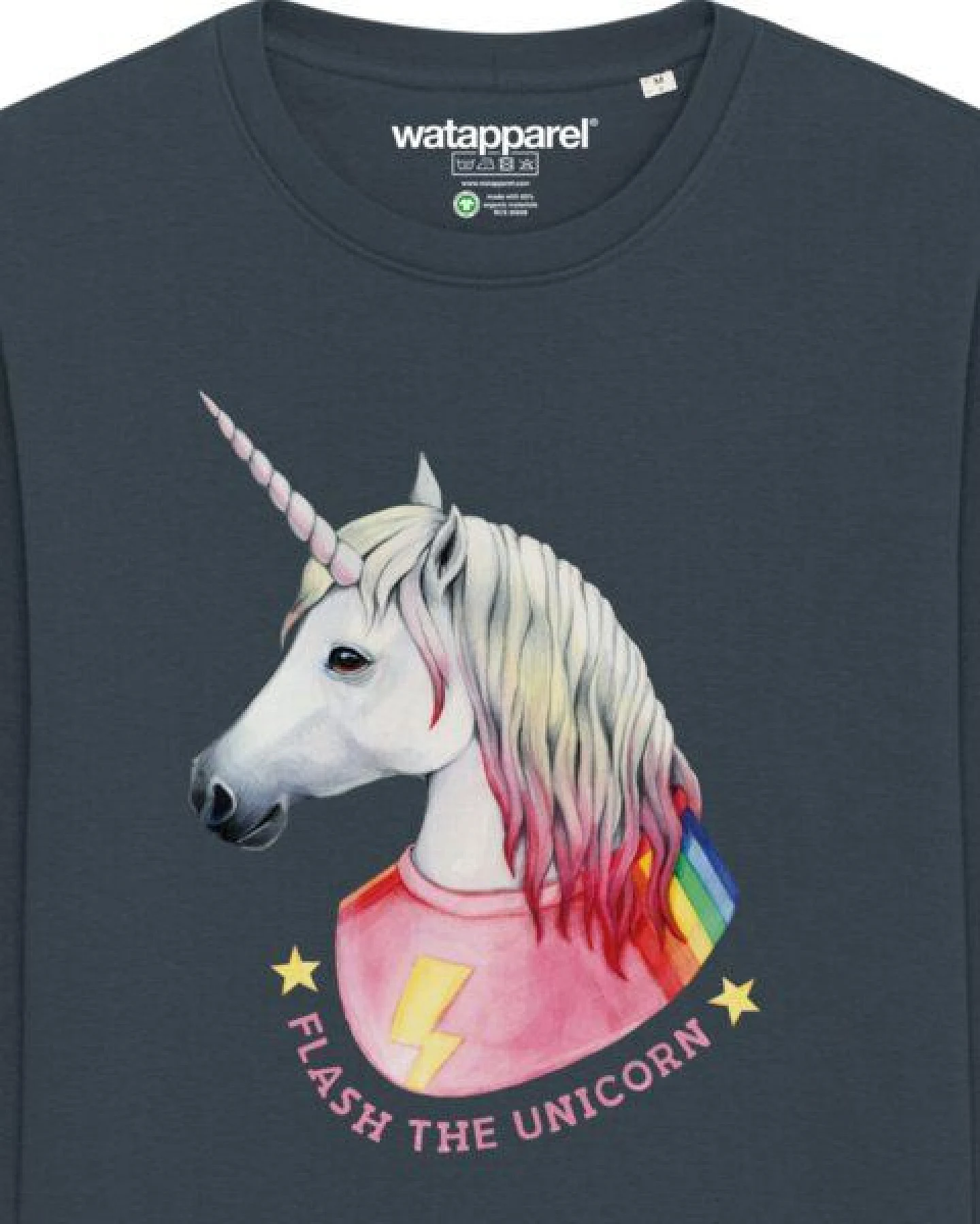watapparel Sweatshirt Unisex Flash, the unicorn – Ansicht 3