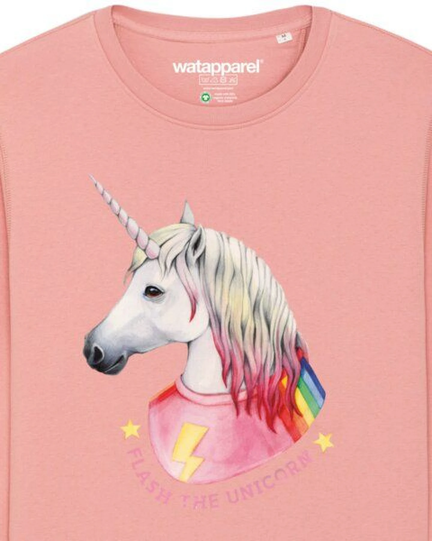 watapparel Sweatshirt Unisex Flash, the unicorn – Ansicht 3