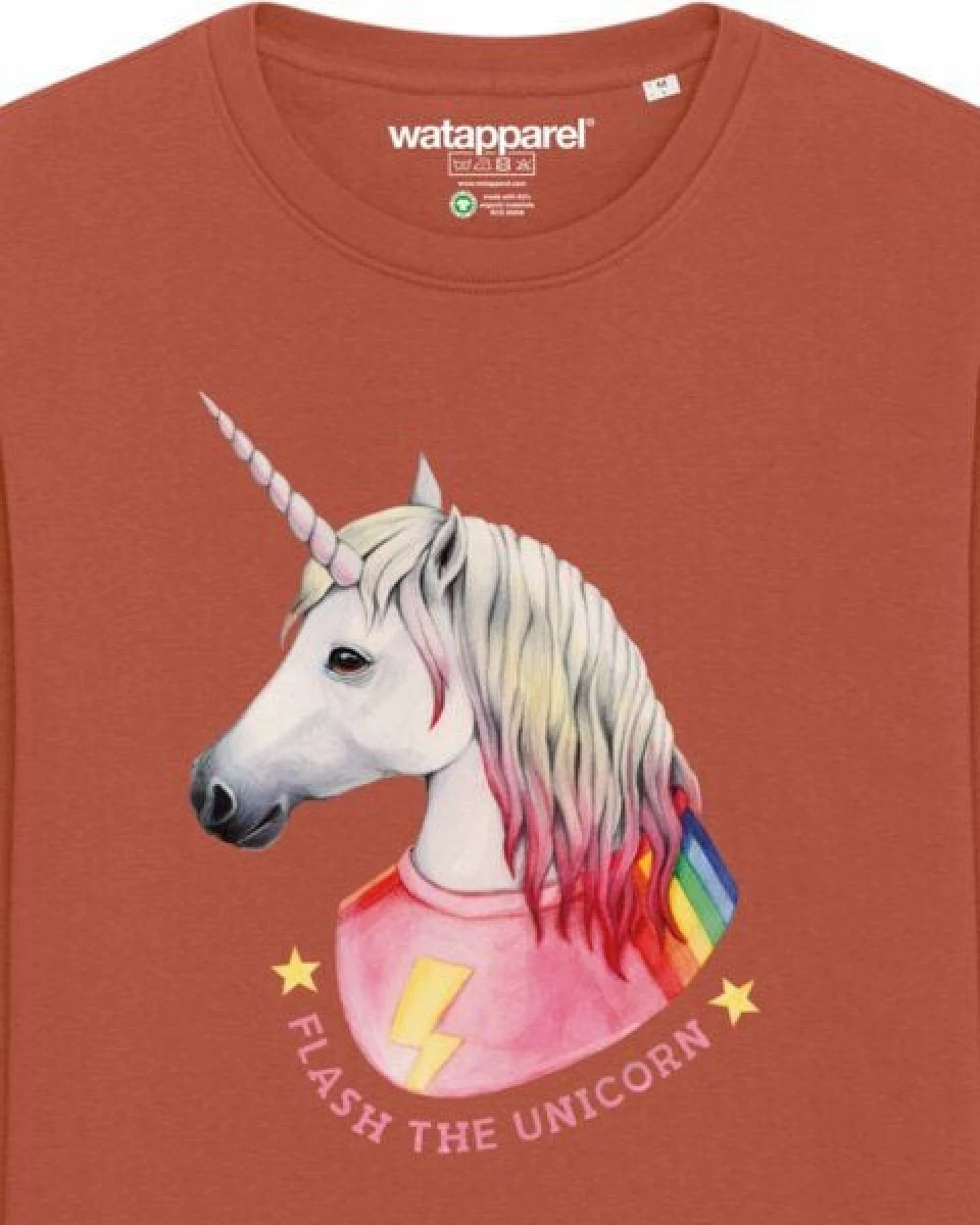 watapparel Sweatshirt Unisex Flash, the unicorn – Ansicht 3