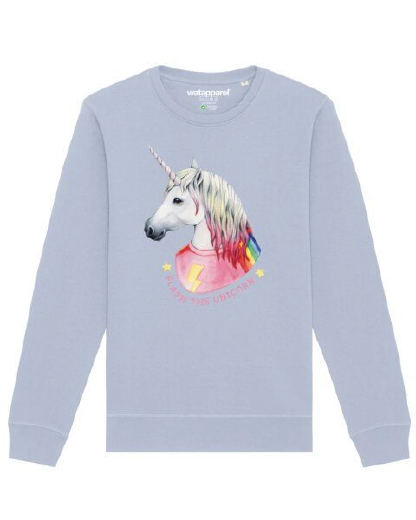 watapparel Sweatshirt Unisex Flash, the unicorn – Ansicht 2