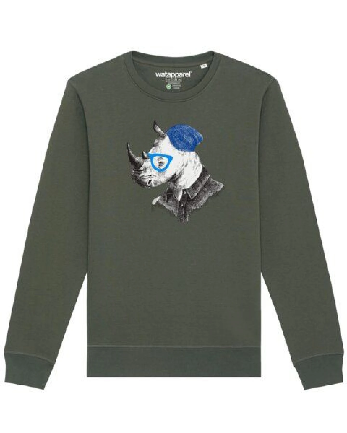 watapparel Sweatshirt Unisex Nashorn – Ansicht 2