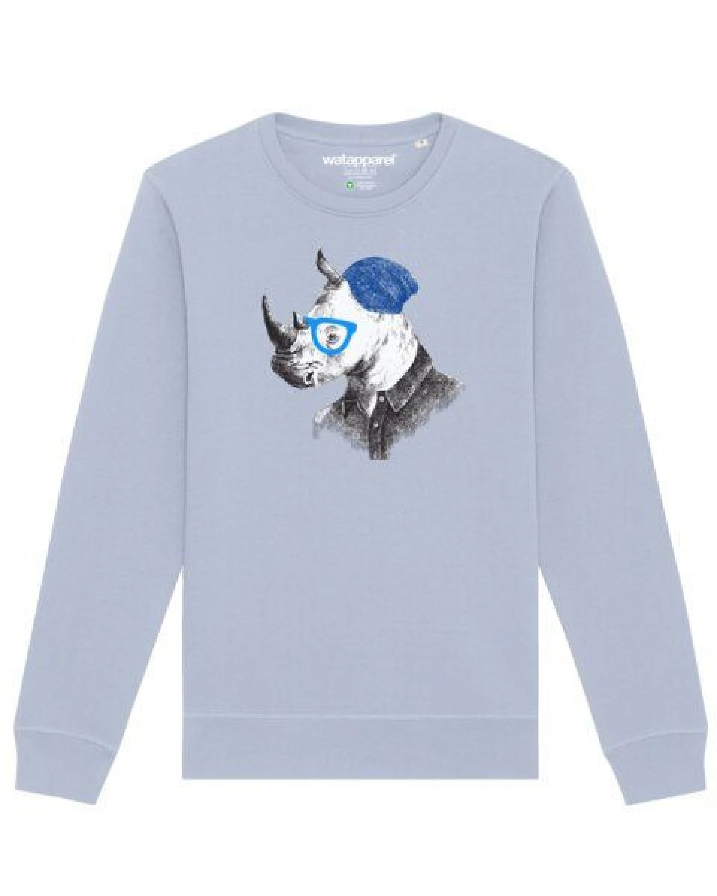 watapparel Sweatshirt Unisex Nashorn – Ansicht 2