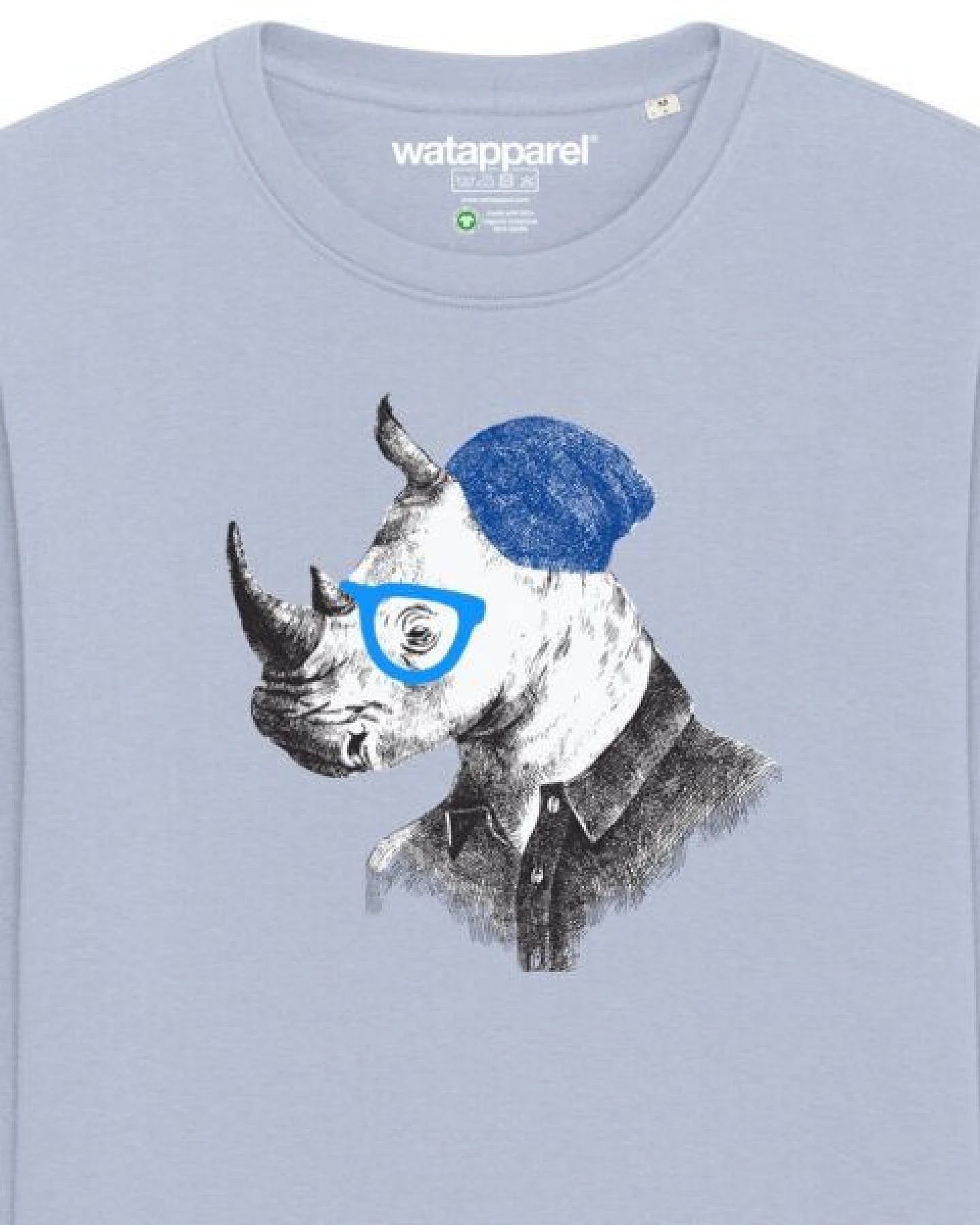 watapparel Sweatshirt Unisex Nashorn – Ansicht 3