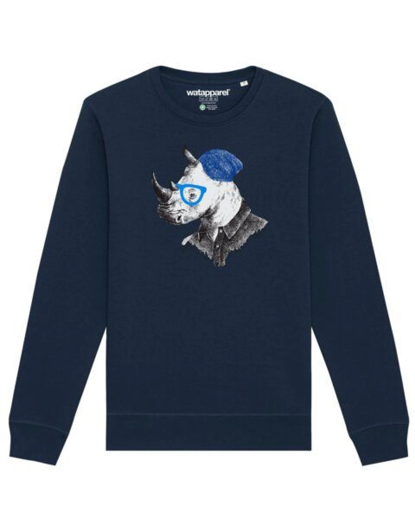 watapparel Sweatshirt Unisex Nashorn – Ansicht 2