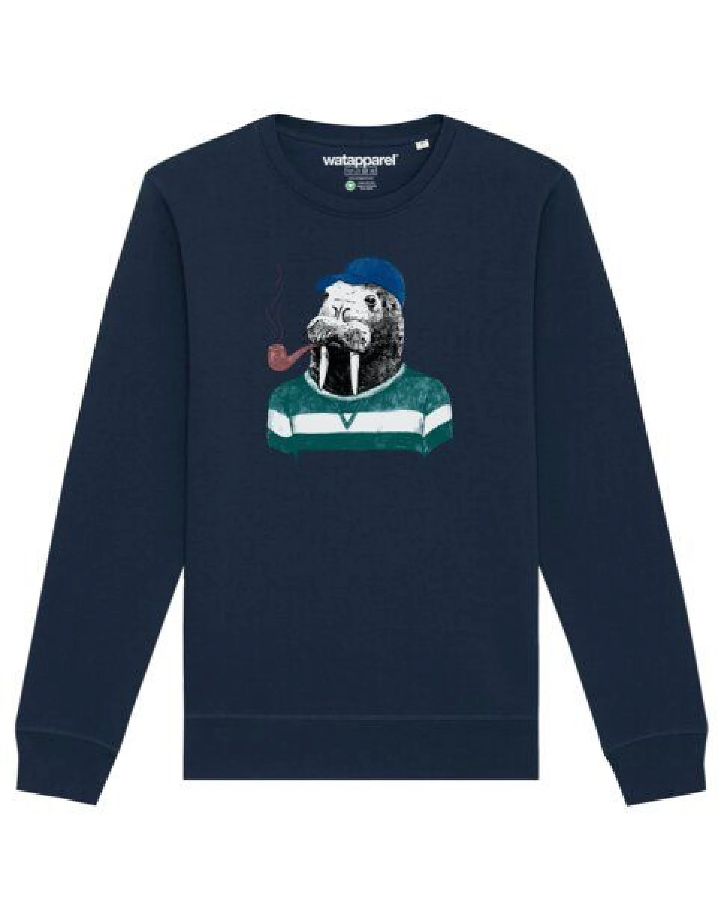 watapparel Sweatshirt Unisex Walross – Ansicht 2