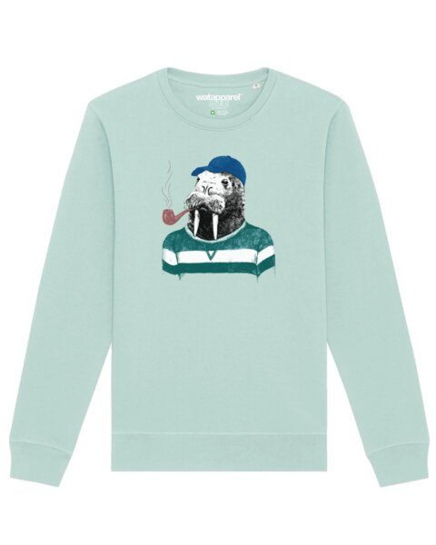 watapparel Sweatshirt Unisex Walross – Ansicht 2