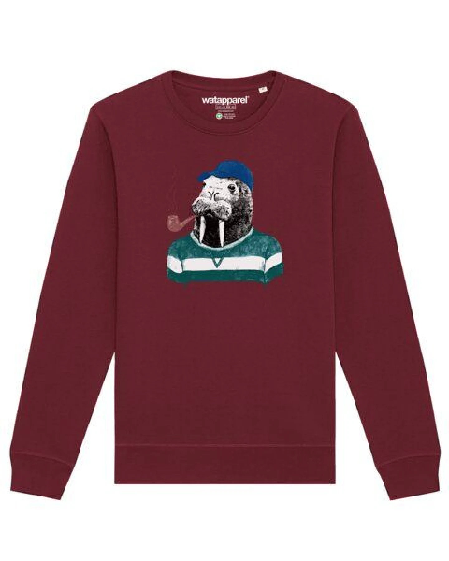 watapparel Sweatshirt Unisex Walross – Ansicht 2