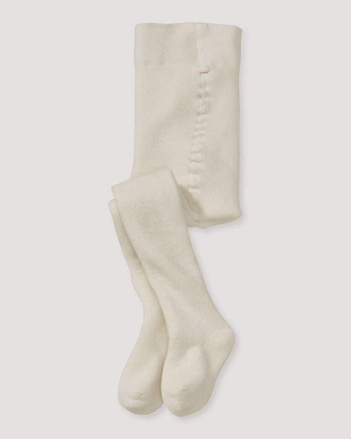 hessnatur Baby Plüsch Strumpfhose aus Bio-Baumwolle - natur - Größe 50/56