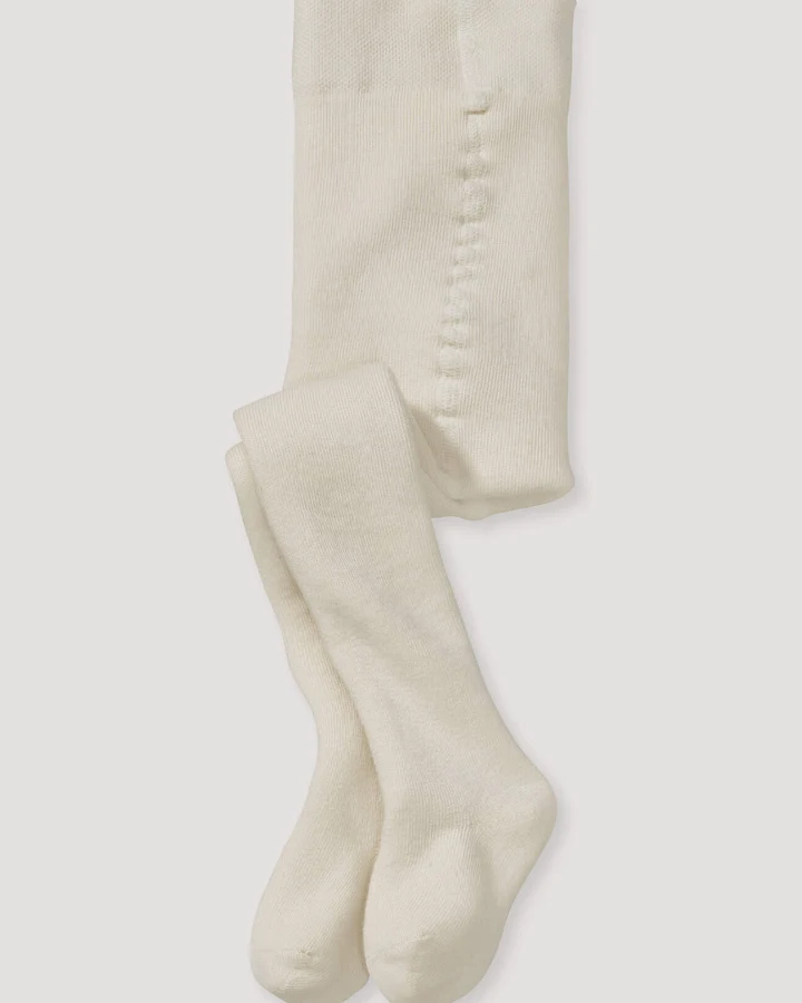 hessnatur Baby Plüsch Strumpfhose aus Bio-Baumwolle - natur - Größe 50/56