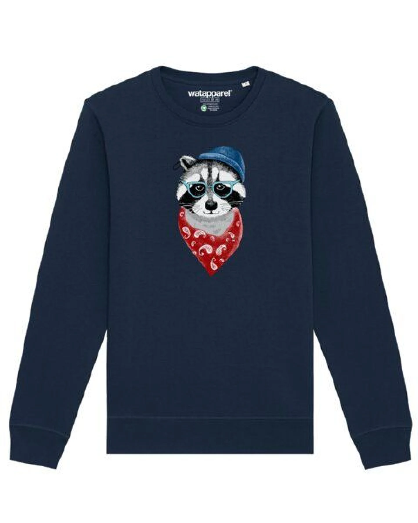 watapparel Sweatshirt Unisex Waschbär – Ansicht 2