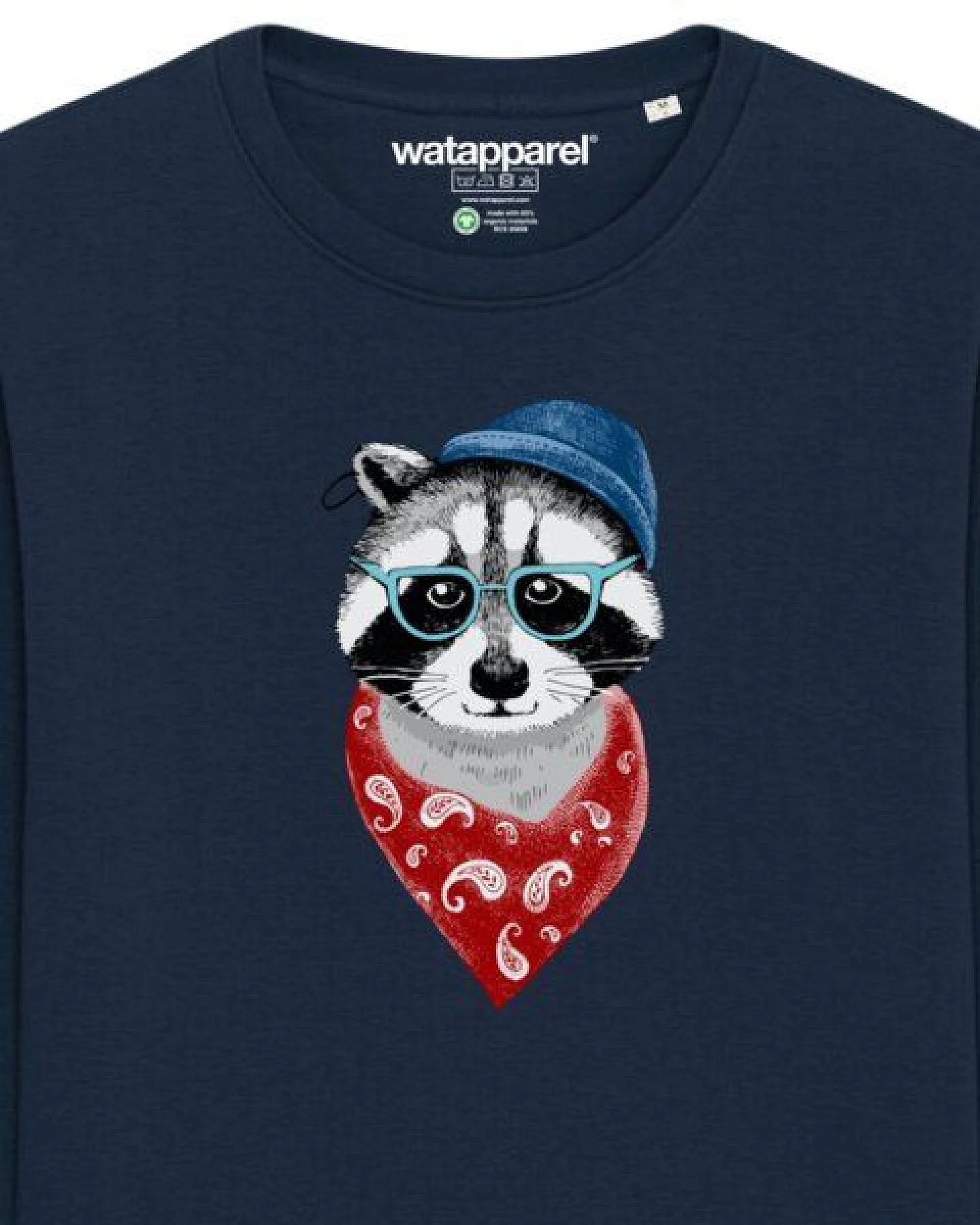 watapparel Sweatshirt Unisex Waschbär – Ansicht 3