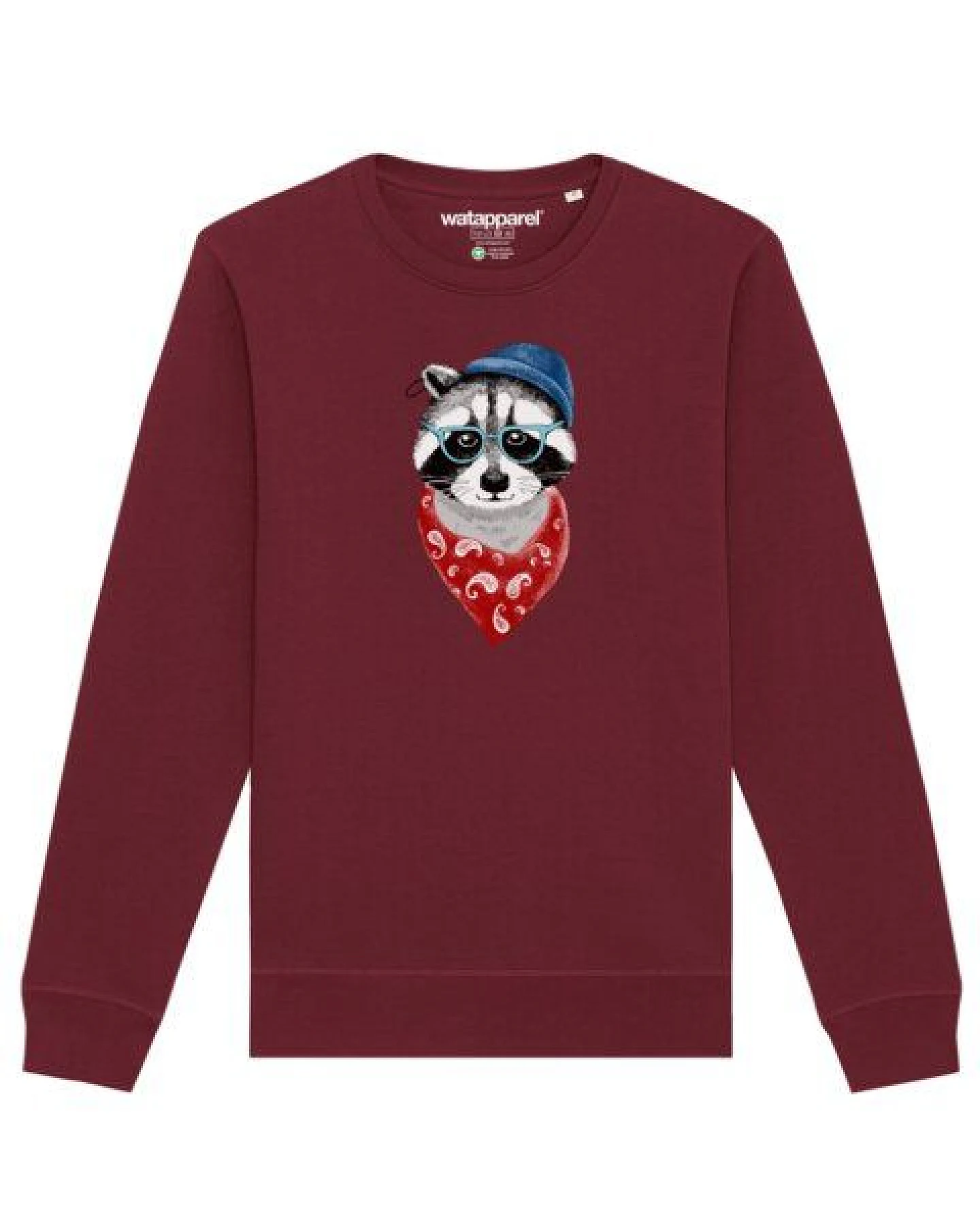watapparel Sweatshirt Unisex Waschbär – Ansicht 2