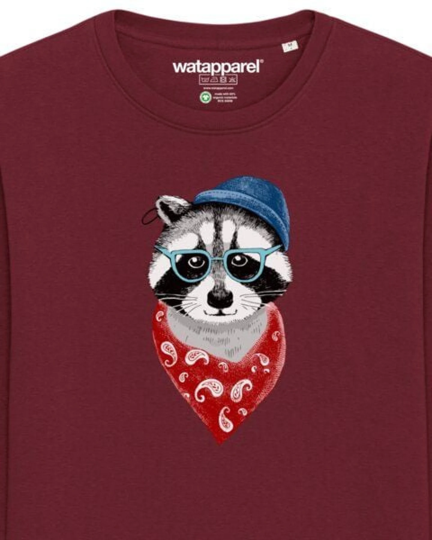 watapparel Sweatshirt Unisex Waschbär – Ansicht 3