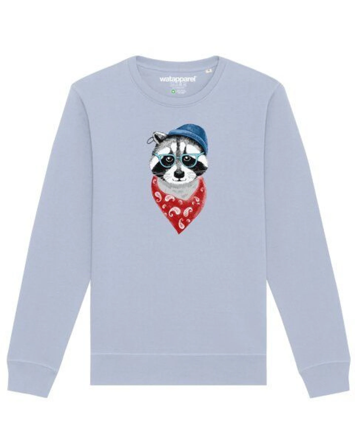 watapparel Sweatshirt Unisex Waschbär – Ansicht 2