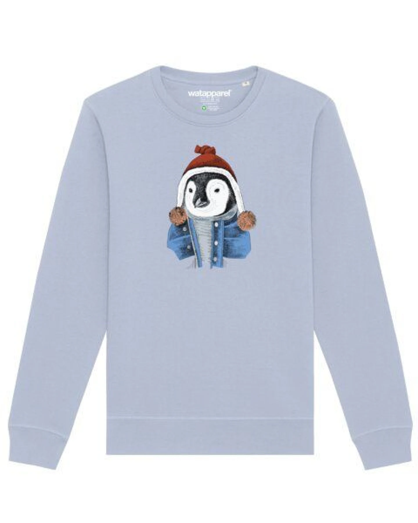 watapparel Sweatshirt Unisex Pinguin – Ansicht 2
