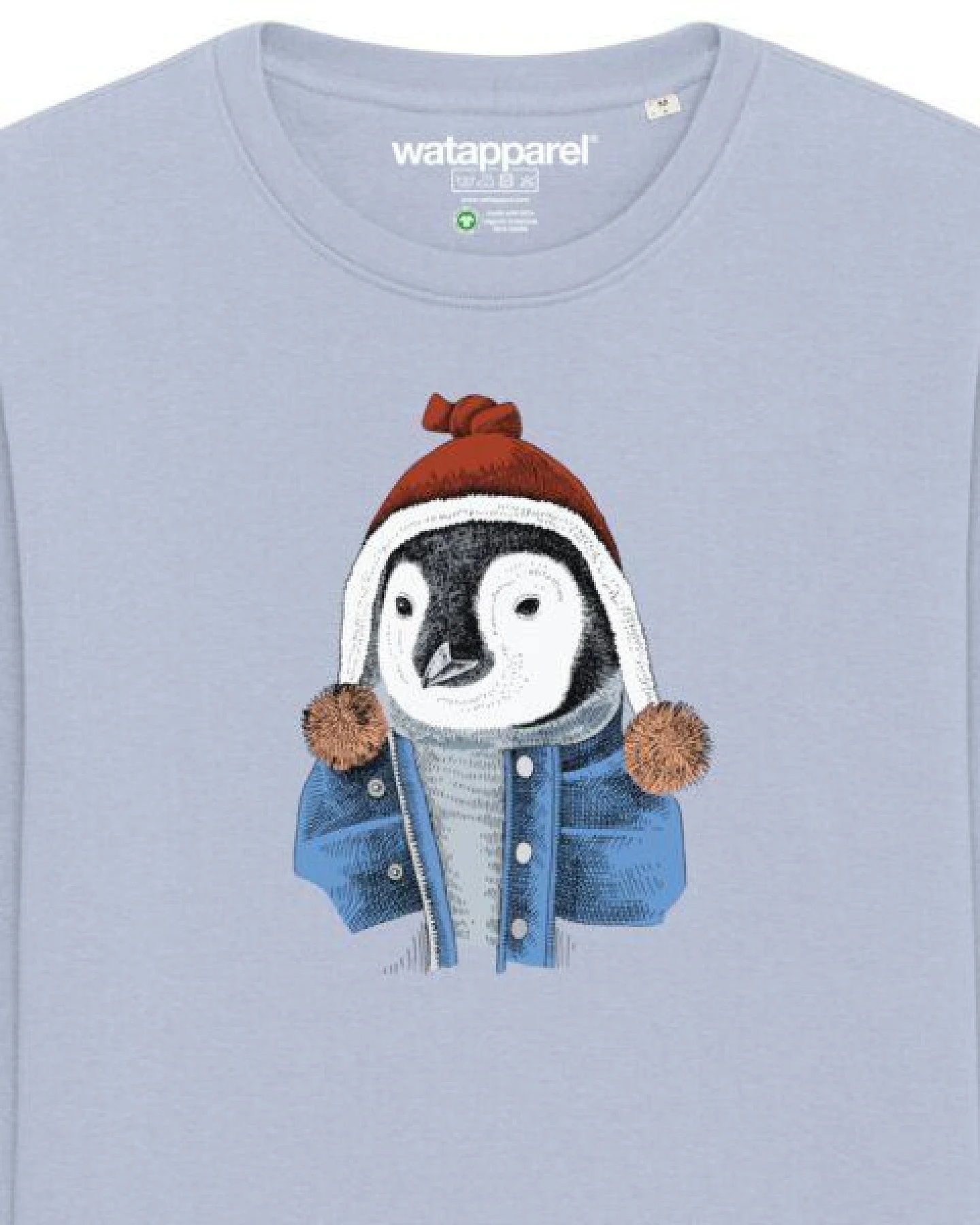 watapparel Sweatshirt Unisex Pinguin – Ansicht 3