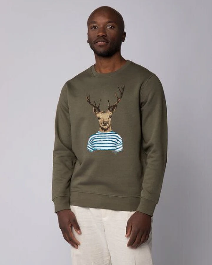 watapparel Sweatshirt Unisex Hirsch