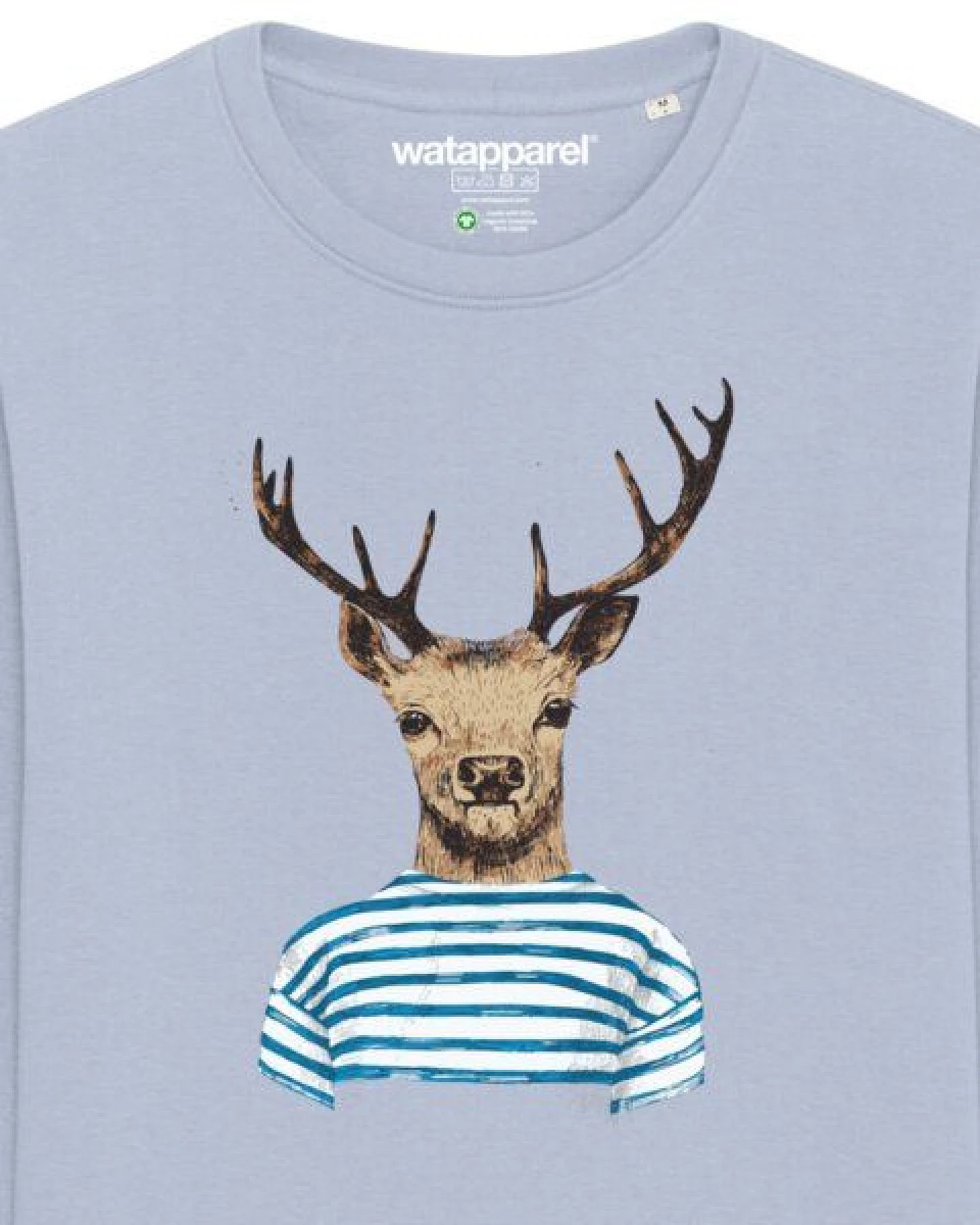 watapparel Sweatshirt Unisex Hirsch – Ansicht 3