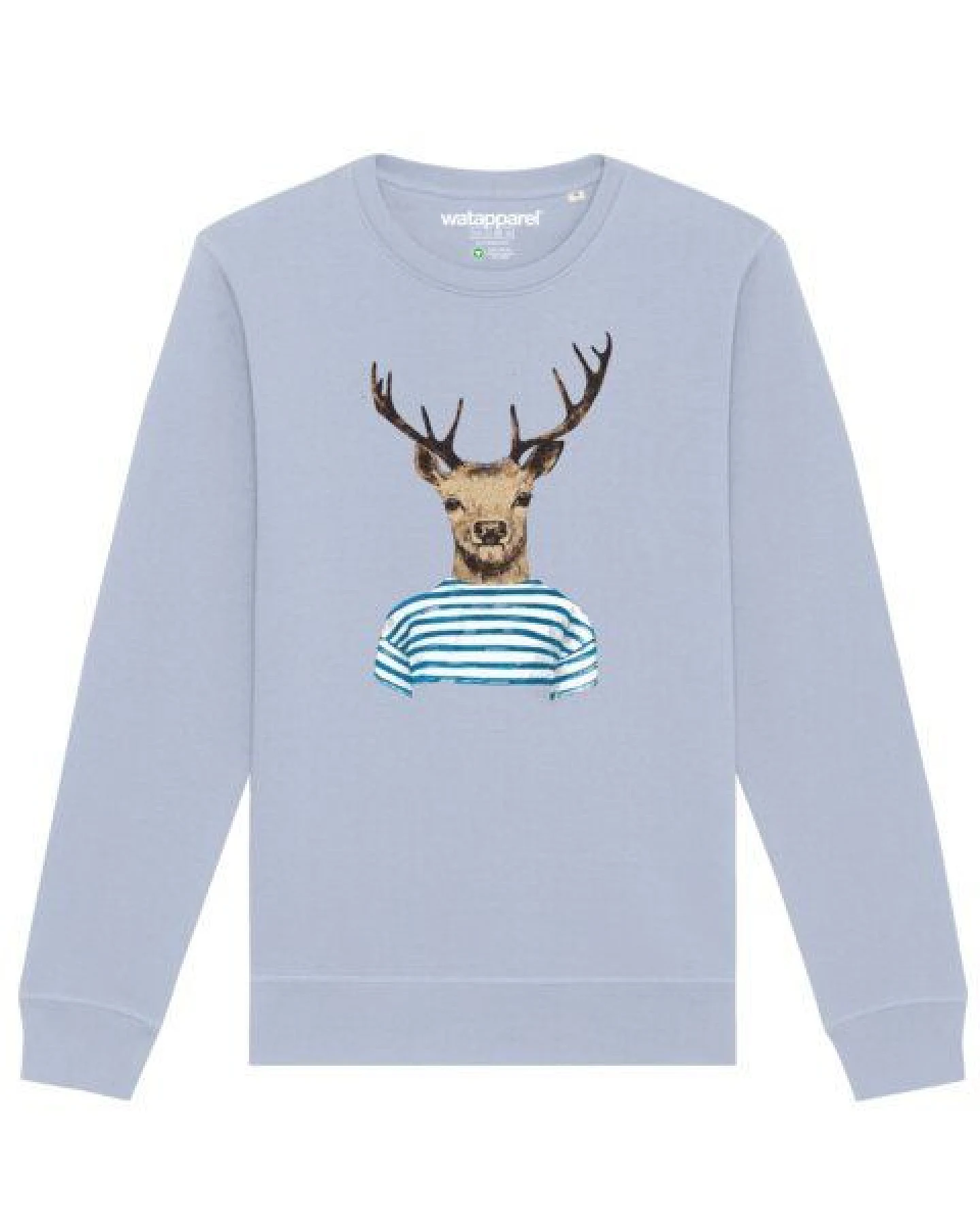 watapparel Sweatshirt Unisex Hirsch – Ansicht 2
