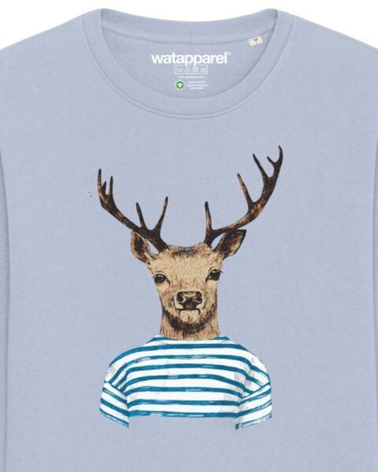 watapparel Sweatshirt Unisex Hirsch – Ansicht 3