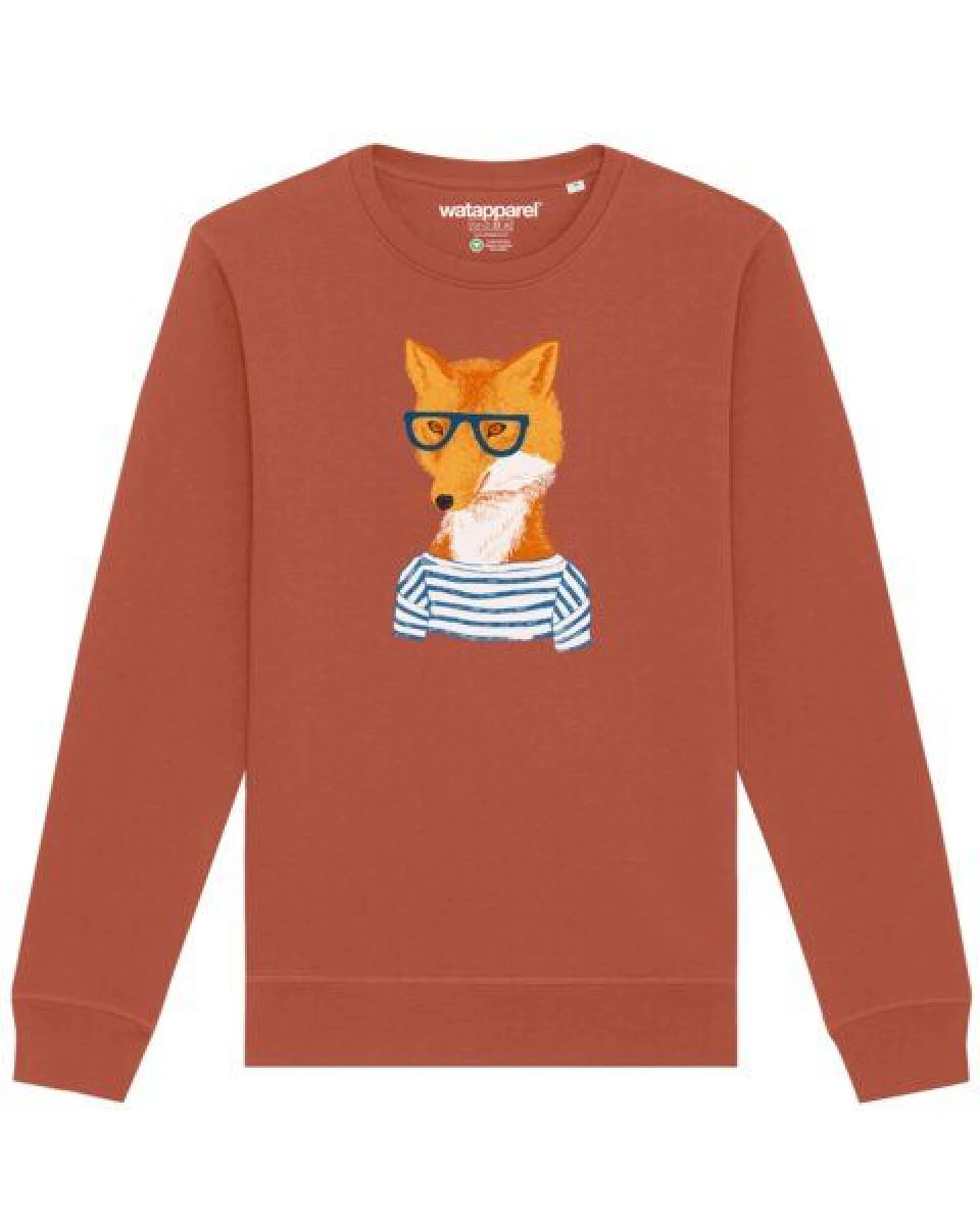 watapparel Sweatshirt Unisex Fuchs – Ansicht 2
