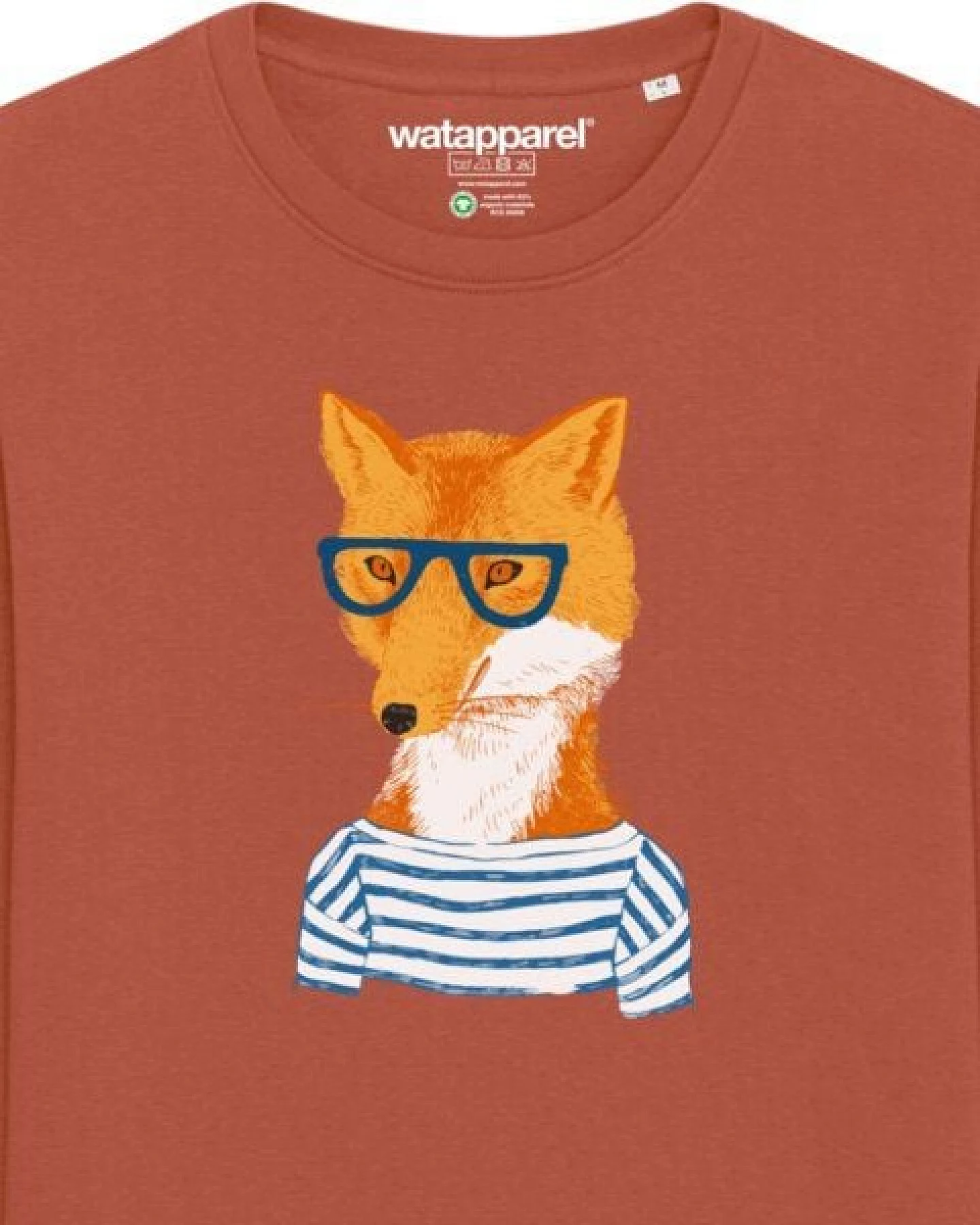 watapparel Sweatshirt Unisex Fuchs – Ansicht 3