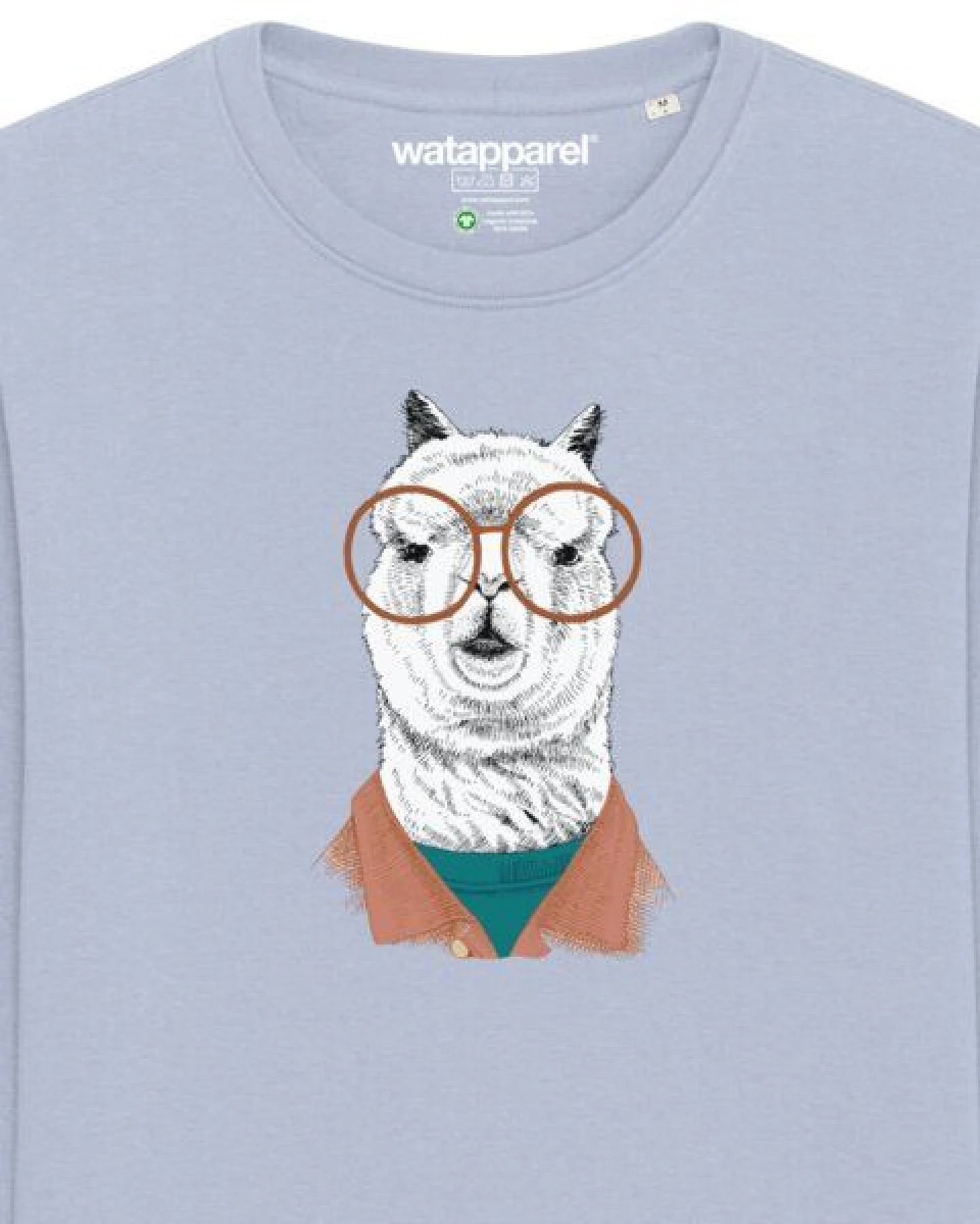 watapparel Sweatshirt Unisex Lama – Ansicht 3