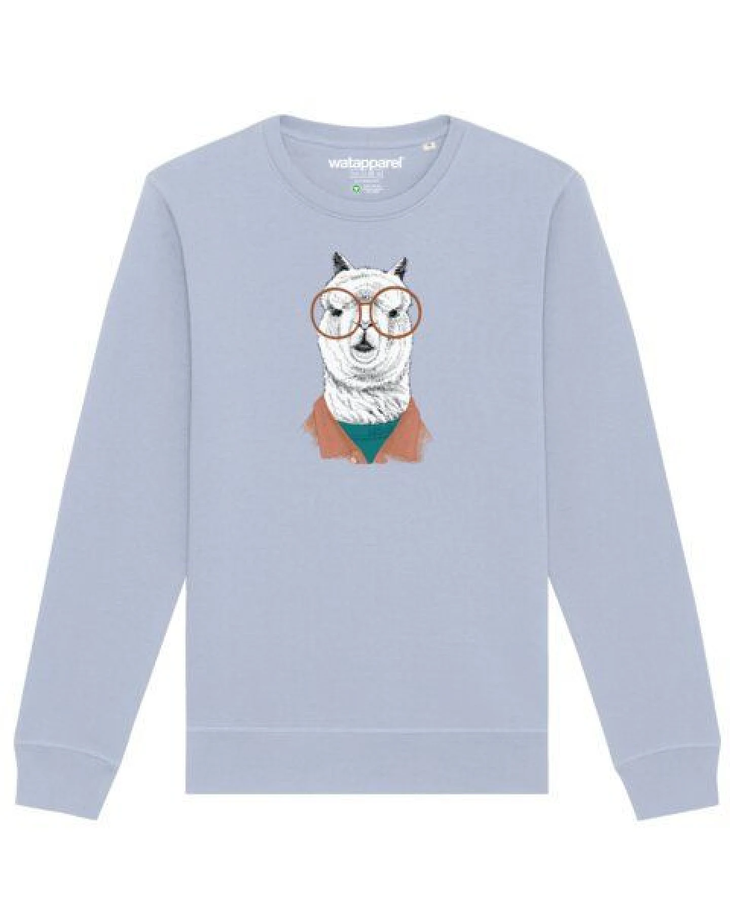 watapparel Sweatshirt Unisex Lama – Ansicht 2