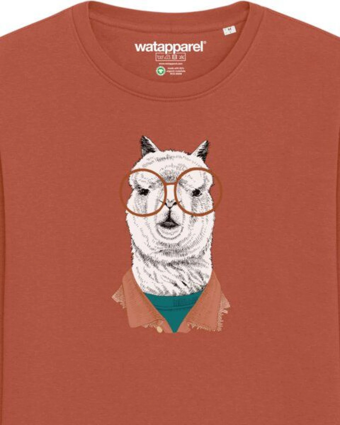 watapparel Sweatshirt Unisex Lama – Ansicht 3