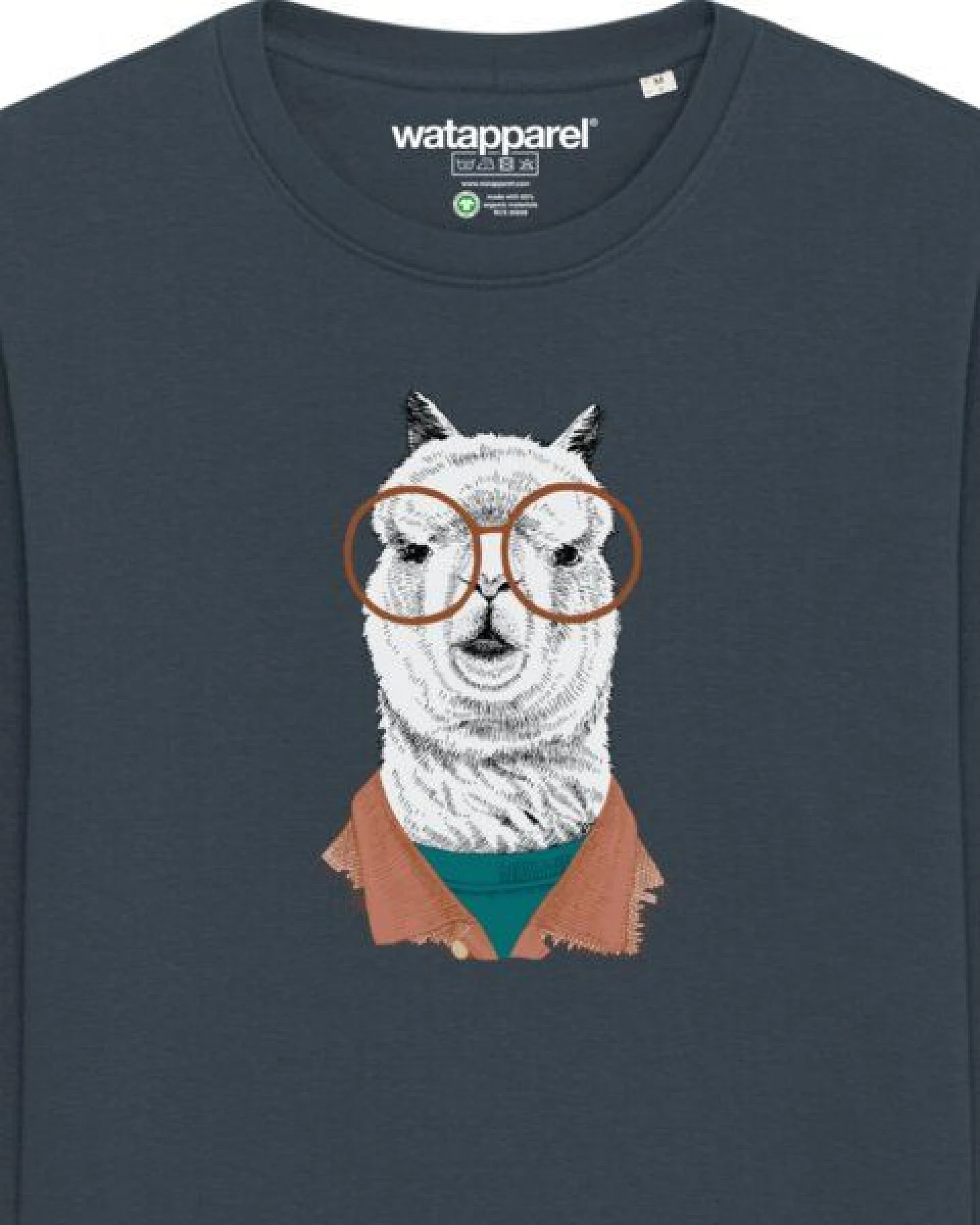watapparel Sweatshirt Unisex Lama – Ansicht 3