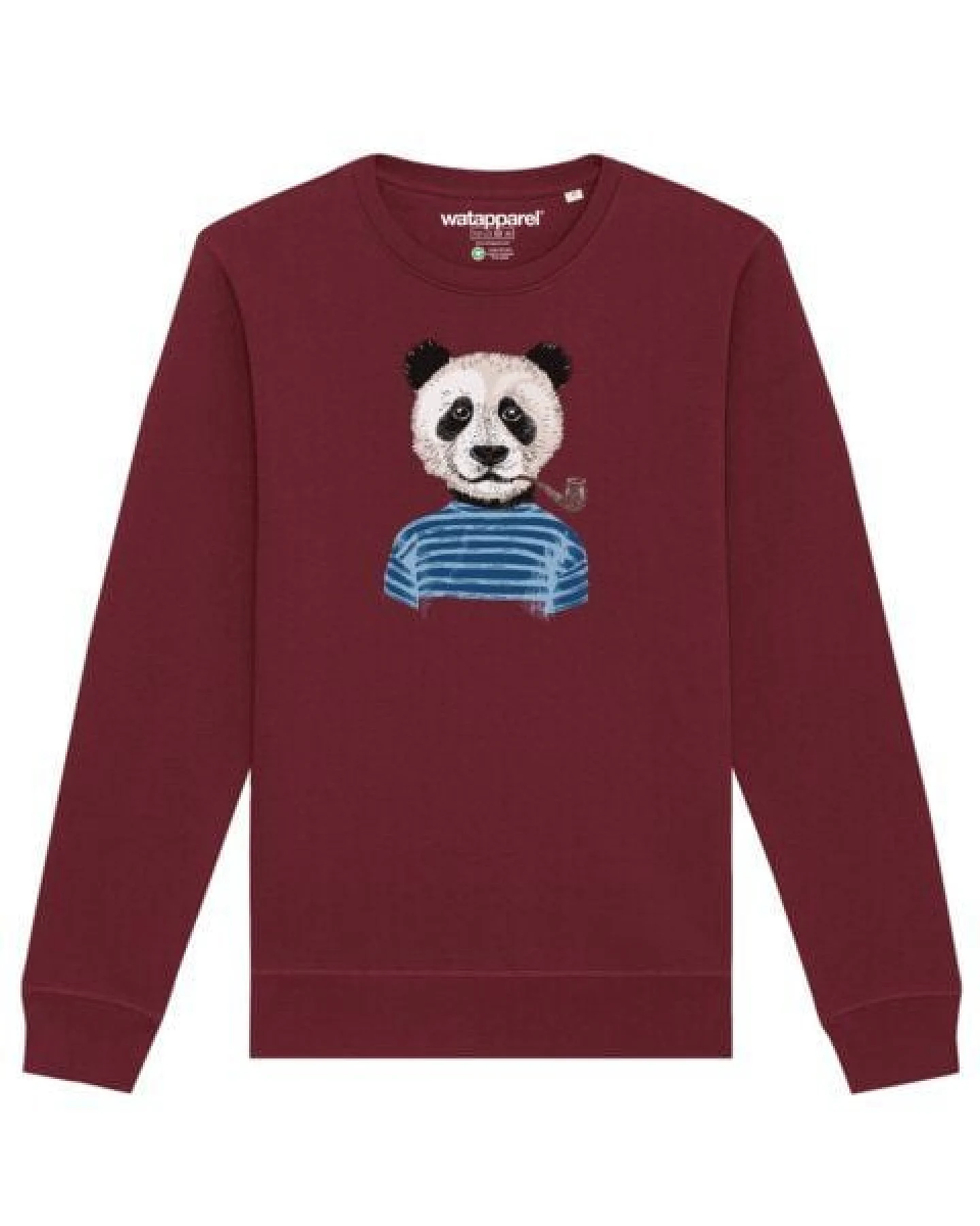 watapparel Sweatshirt Unisex Panda – Ansicht 2
